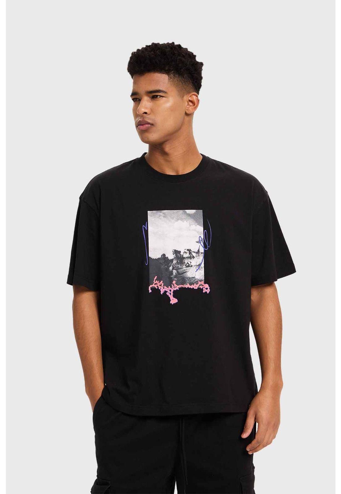 Polera Hombre City Negro-1