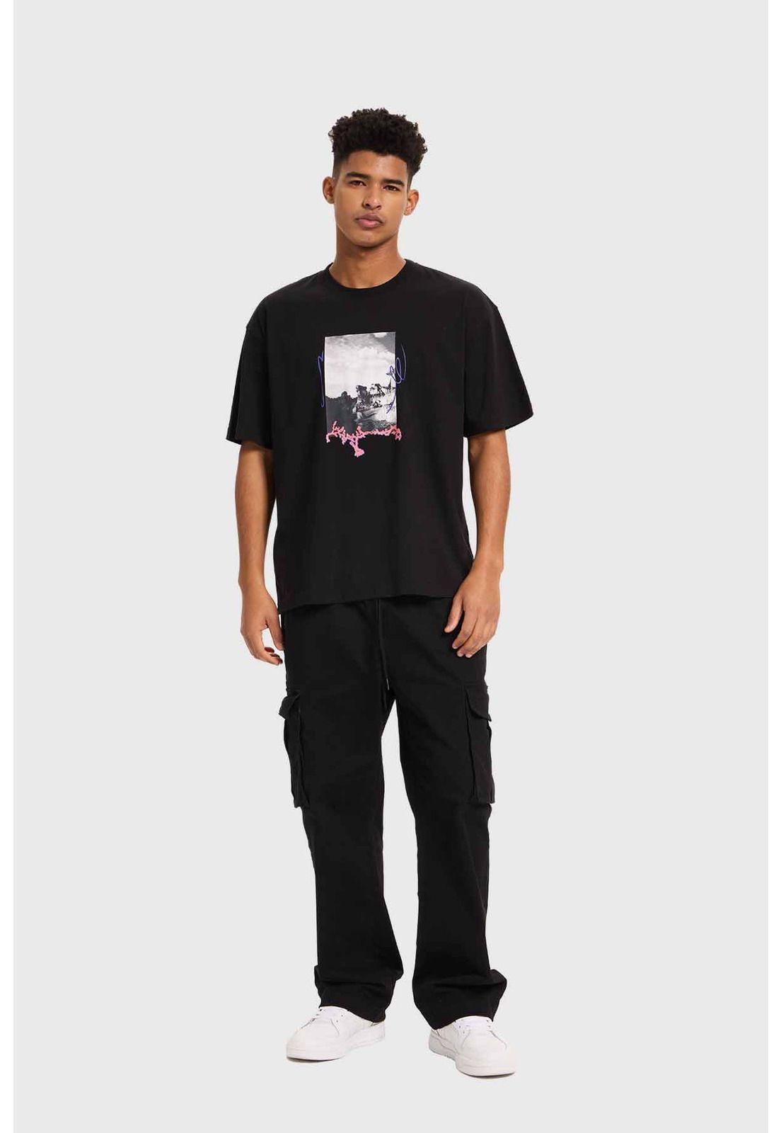 Polera Hombre City Negro-3