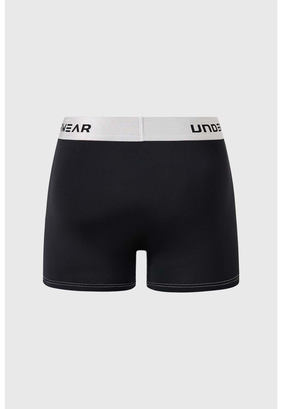 Bóxer Hombre Tripack Liso Negro-1