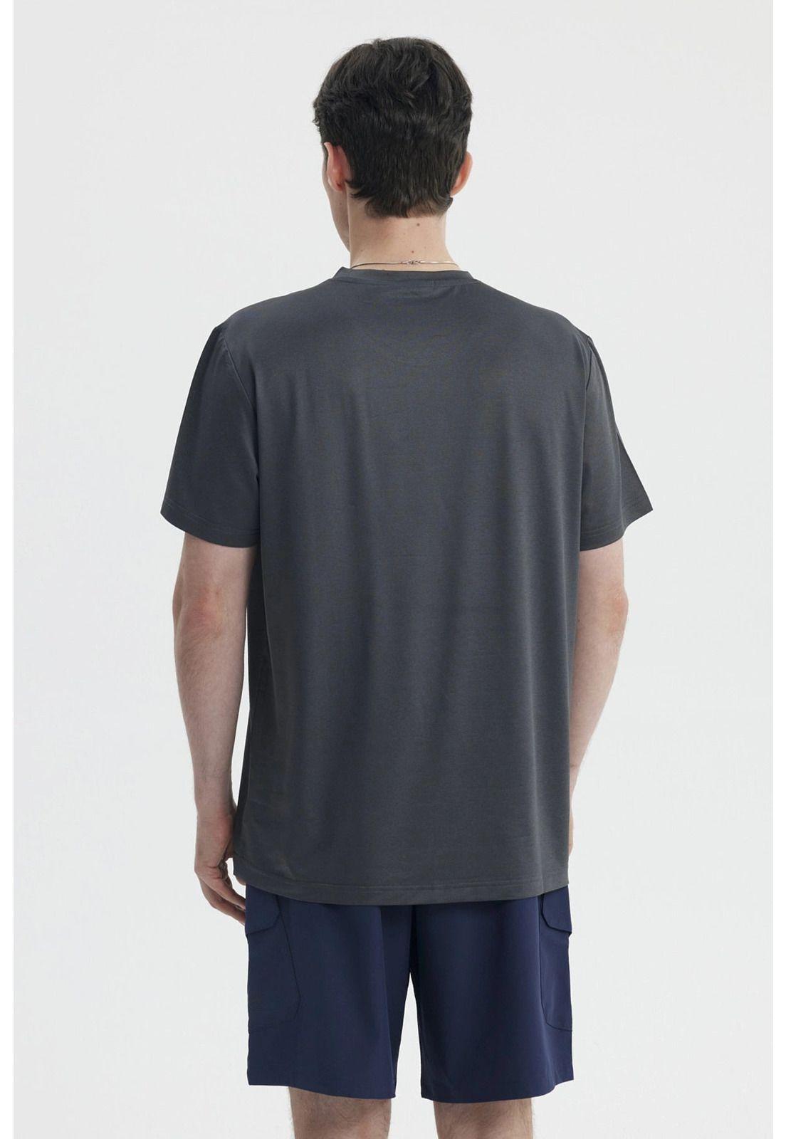 Polera Hombre Slim Gris Oscuro-2