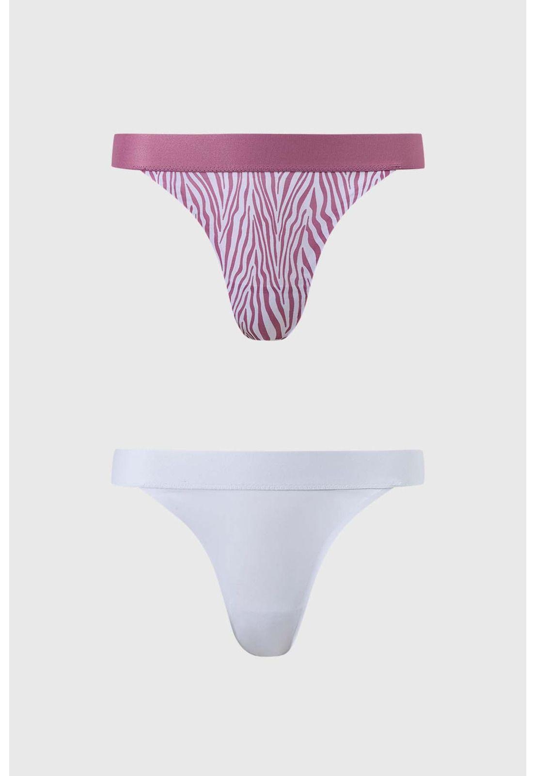 Calzón Mujer Colaless Estampado Rosa-0