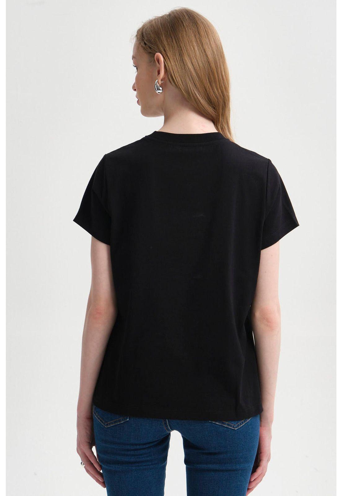 Polera Mujer Lisa Negro - ll-2