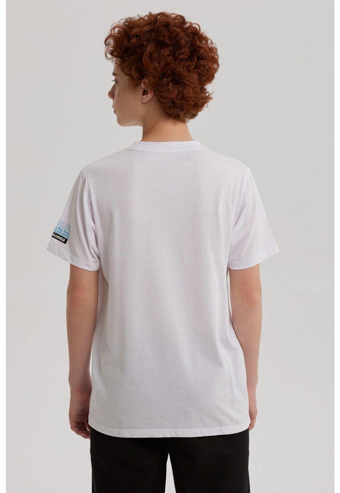 Polera Niño Print Posicional Blanco - ll-2