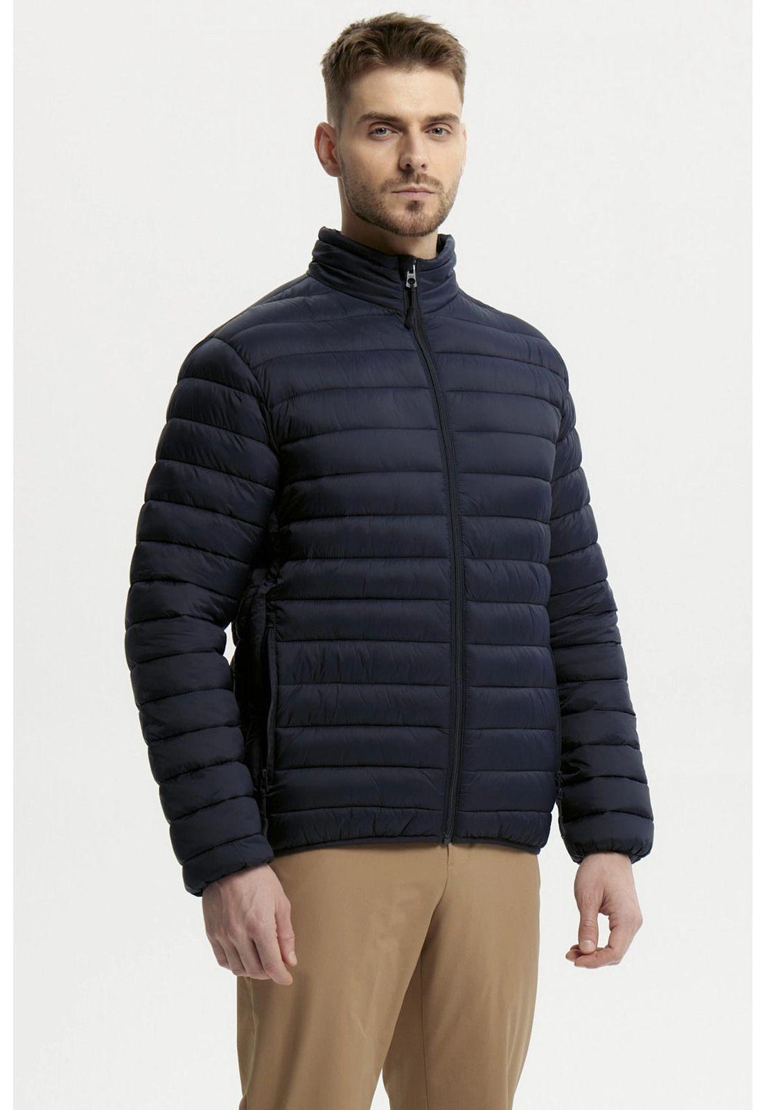 Parka Hombre Básica Azul Marino-1