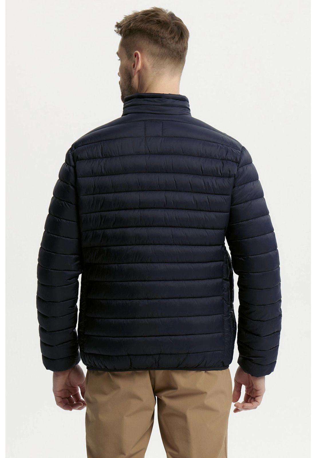 Parka Hombre Básica Azul Marino-2