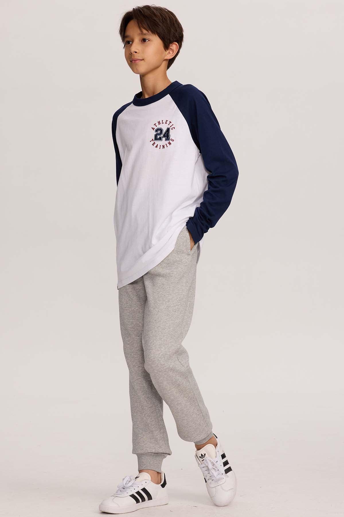 Pantalón Buzo Niño Bipack Teens  Azul Oscuro-3