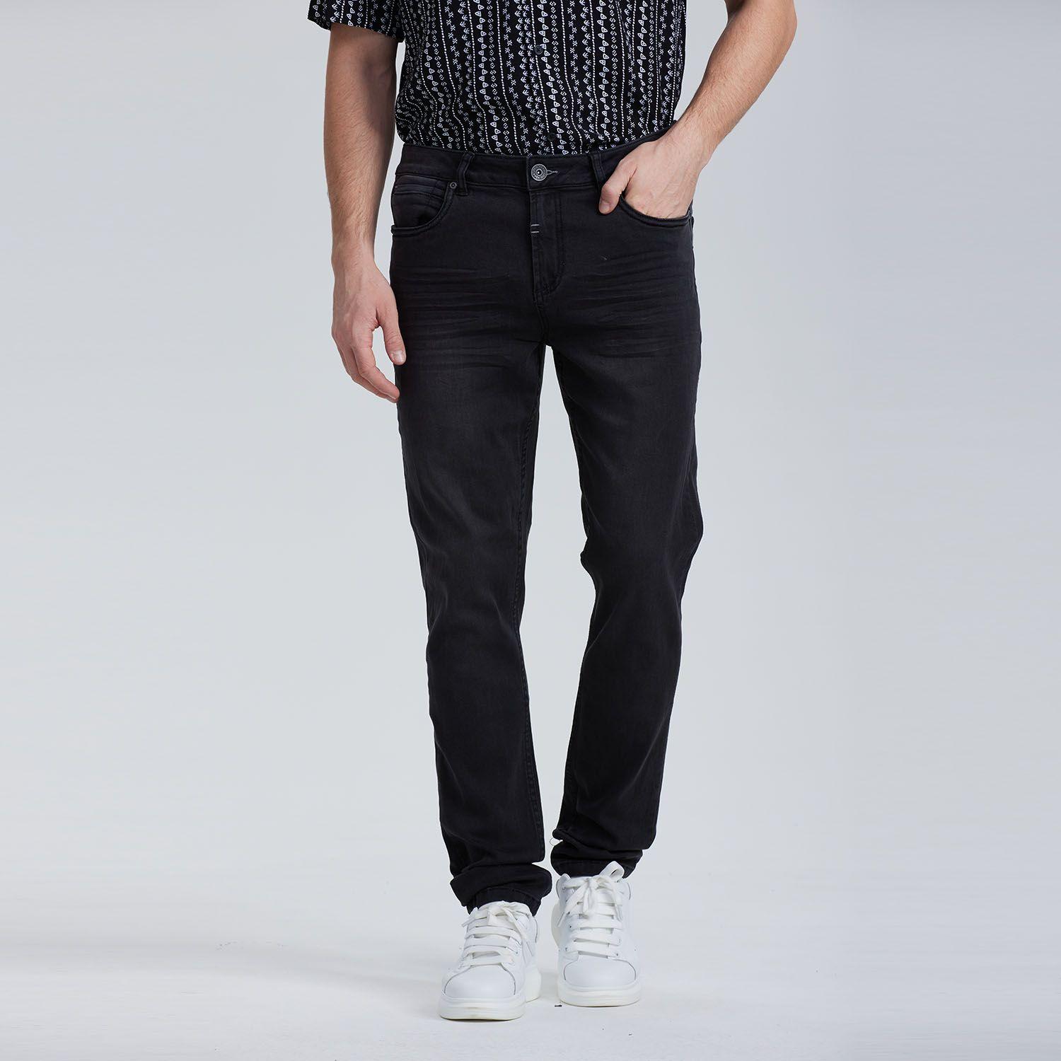 Jeans Skinny 101 Negro Hombre-0
