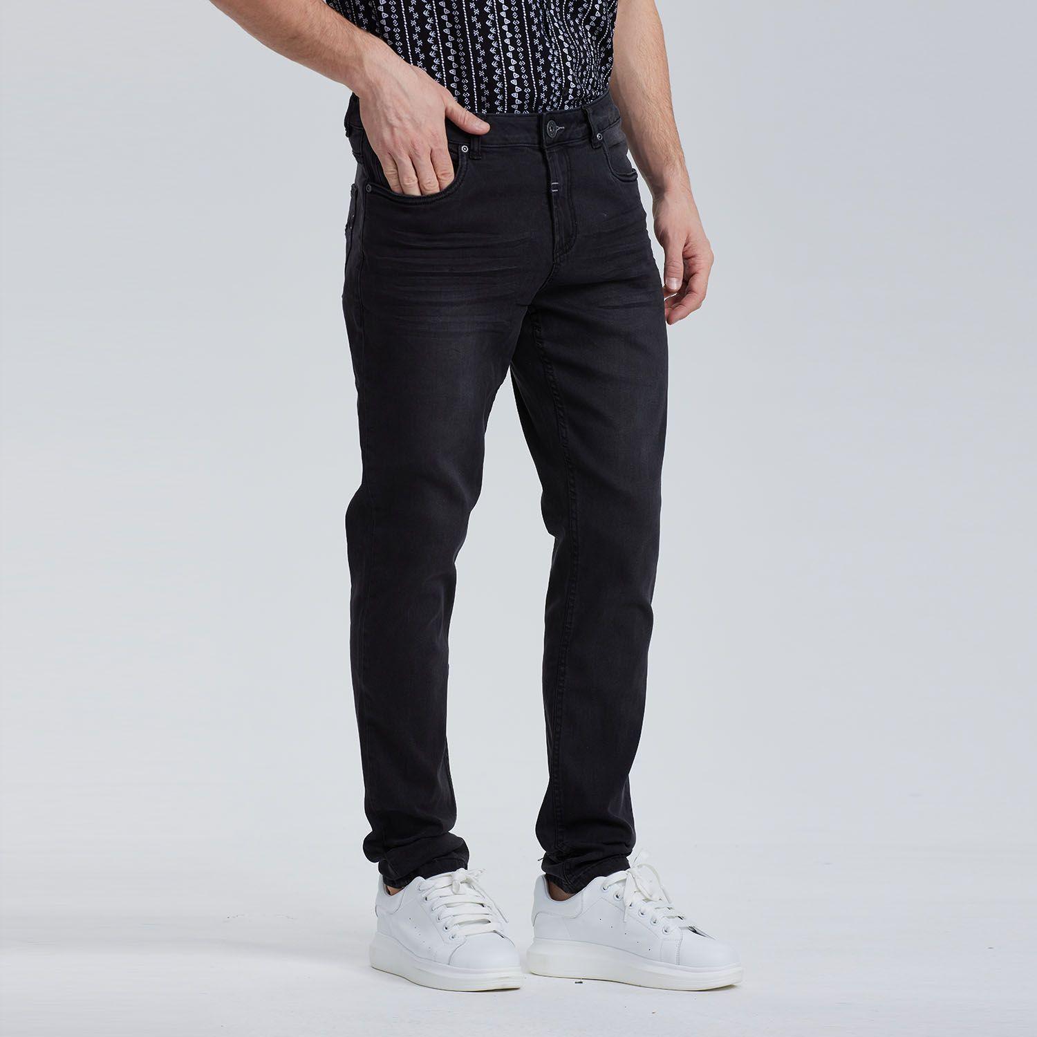 Jeans Skinny 101 Negro Hombre-1