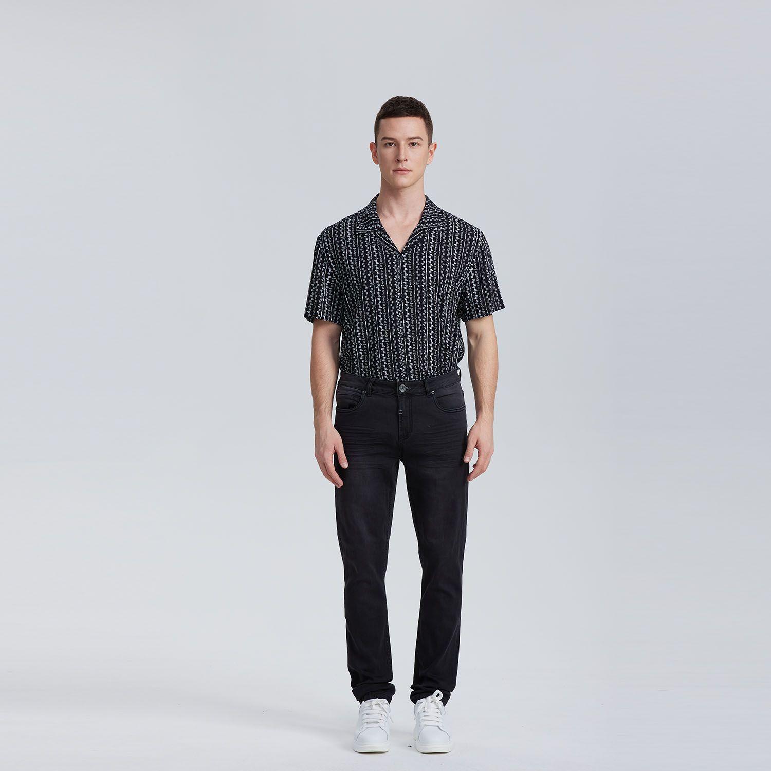 Jeans Skinny 101 Negro Hombre-3