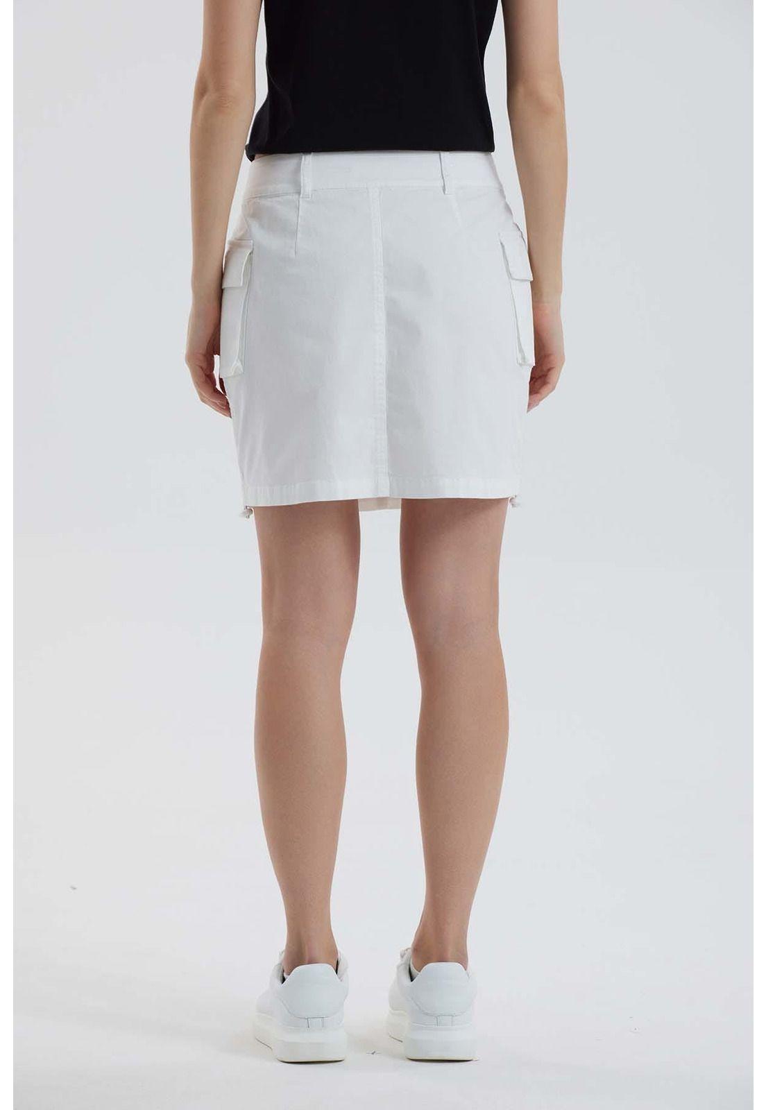 Falda Mujer Cargo Crudo-2