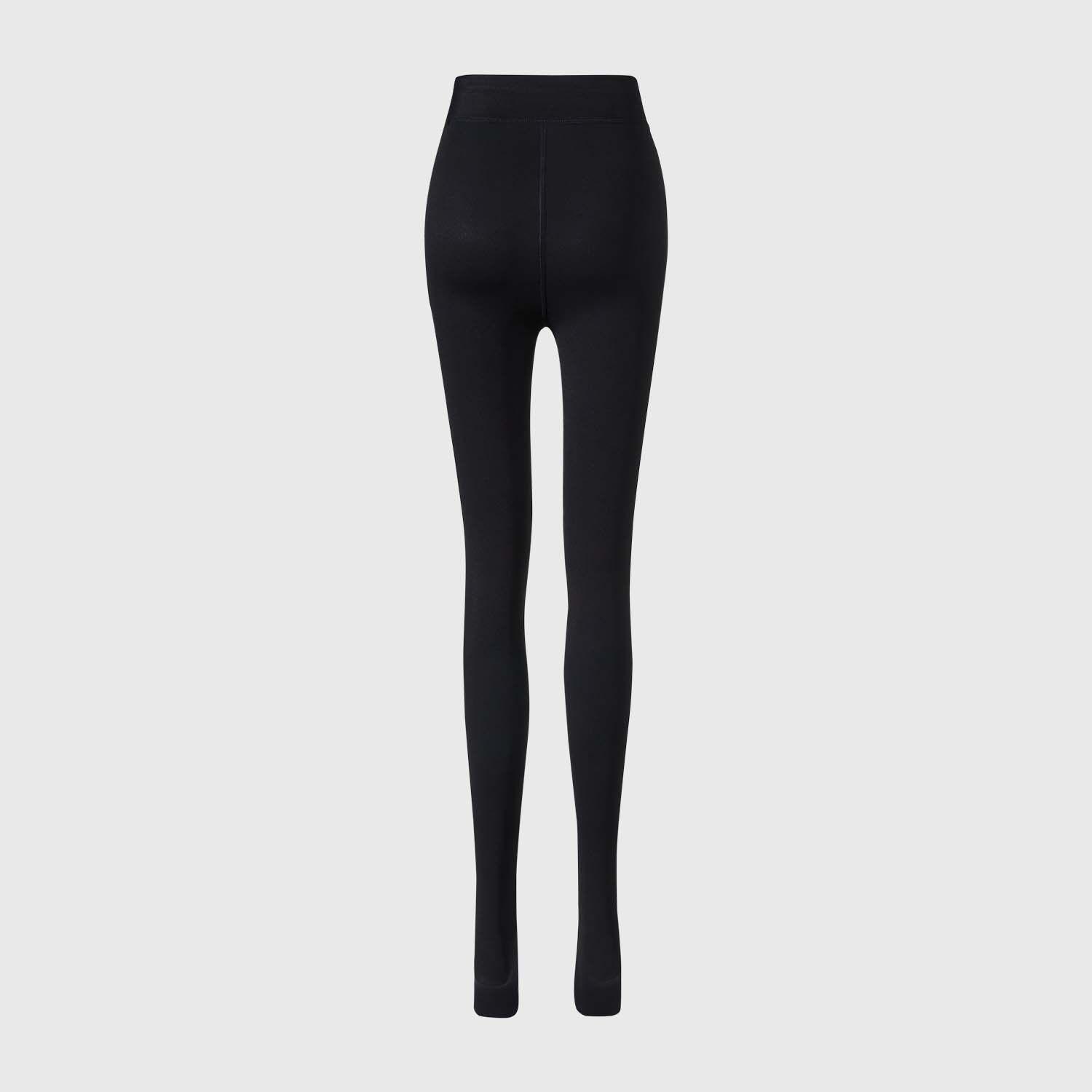 Pantys Mujer Efecto Piel Térmica Mujer Negro3-1