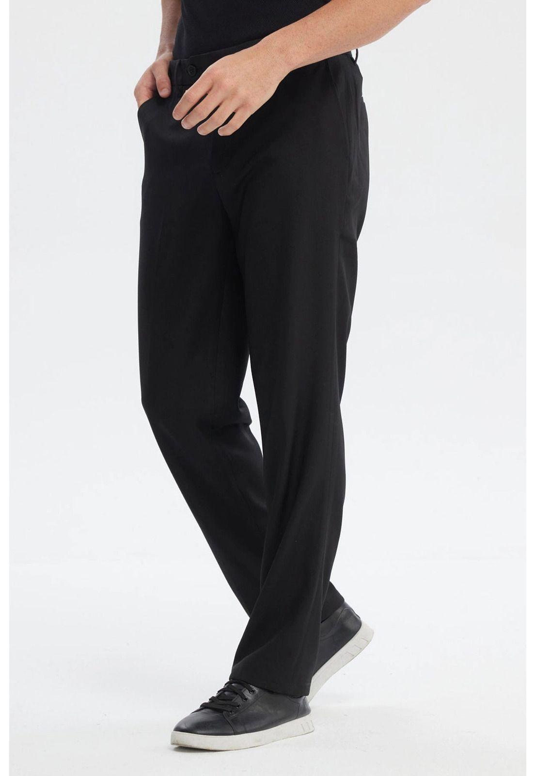 Pantalón Hombre Slim Negro-1