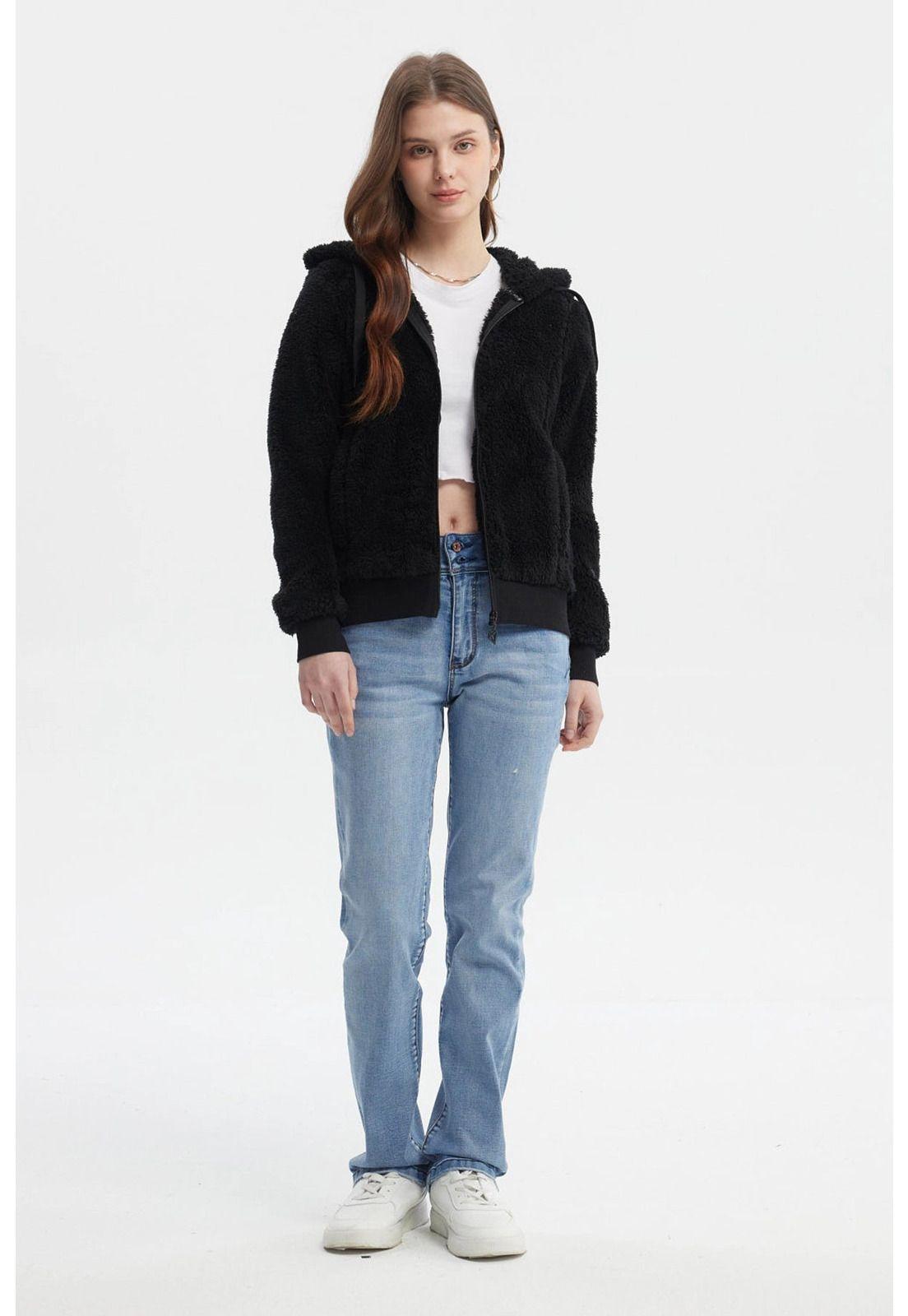 Polar Mujer Peludo Negro - lV-3