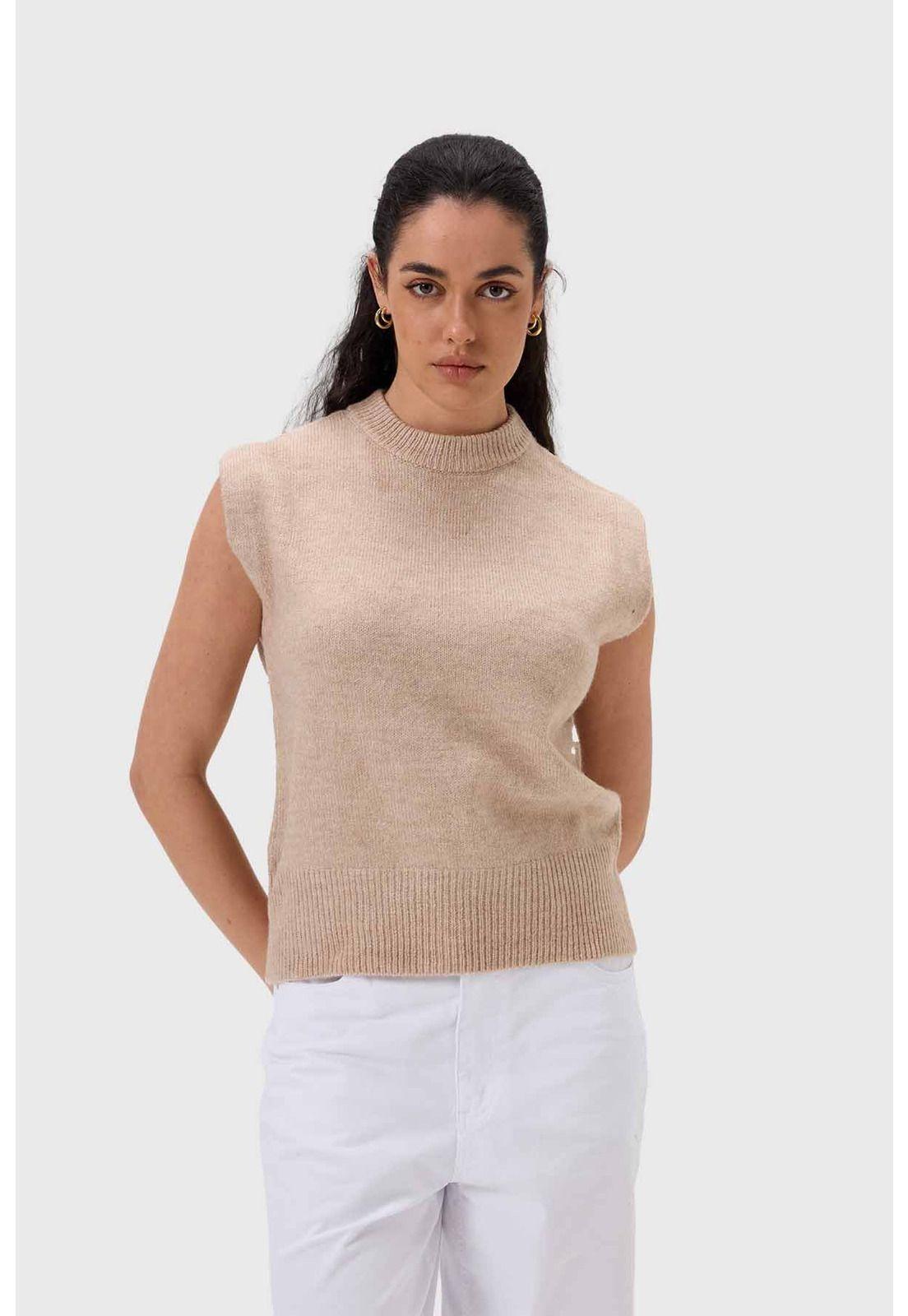 Sweater Mujer Beige - ll-0
