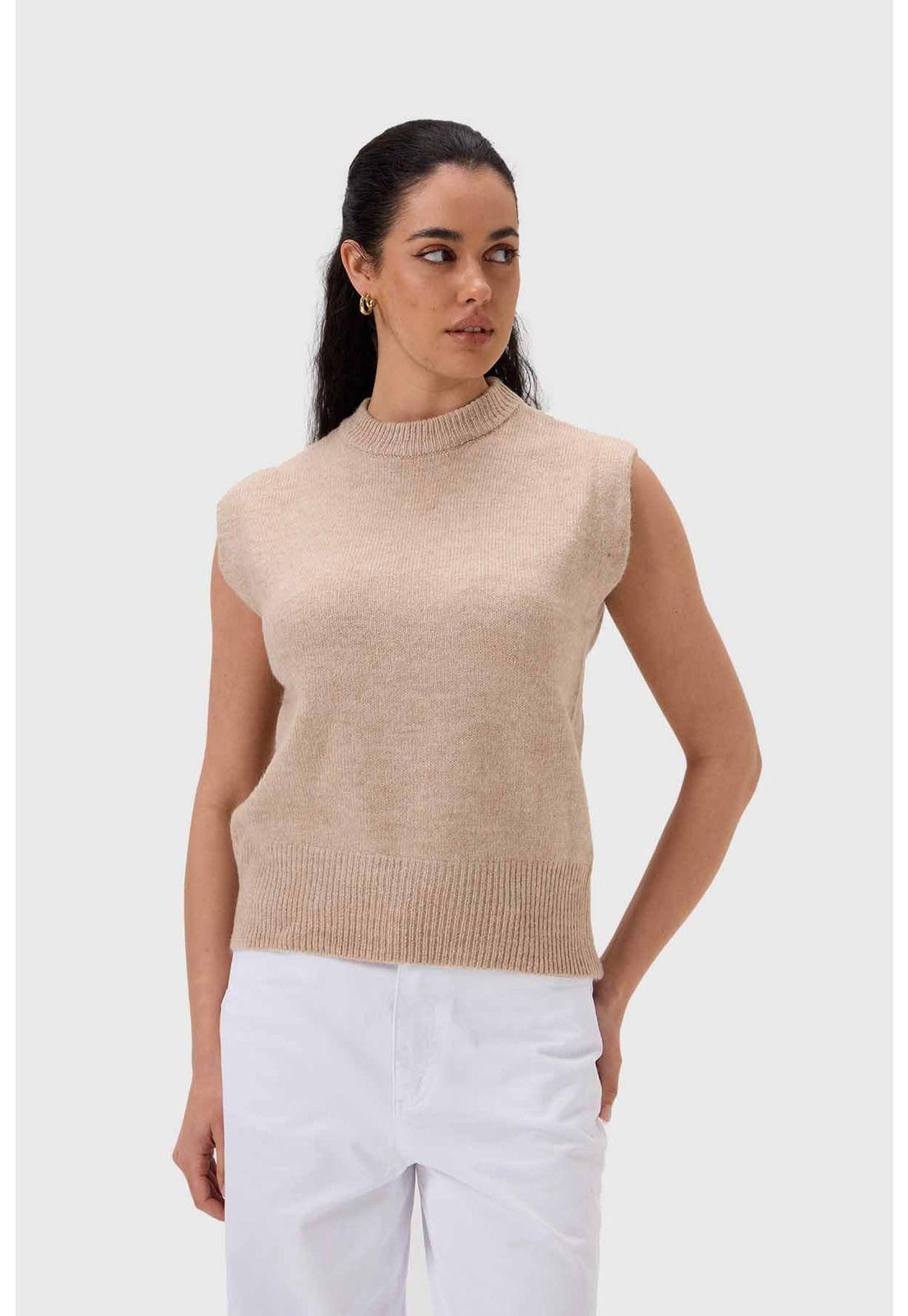 Sweater Mujer Beige - ll-1
