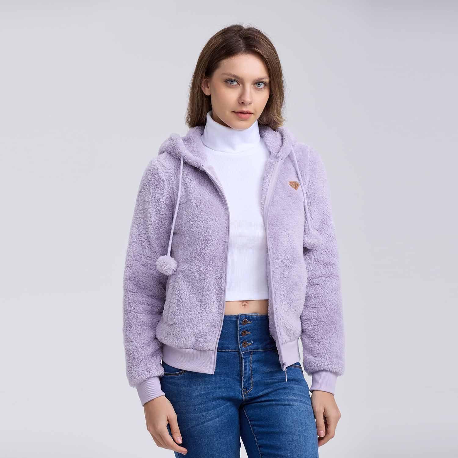 Polar Mujer Pompom Full Lila-3