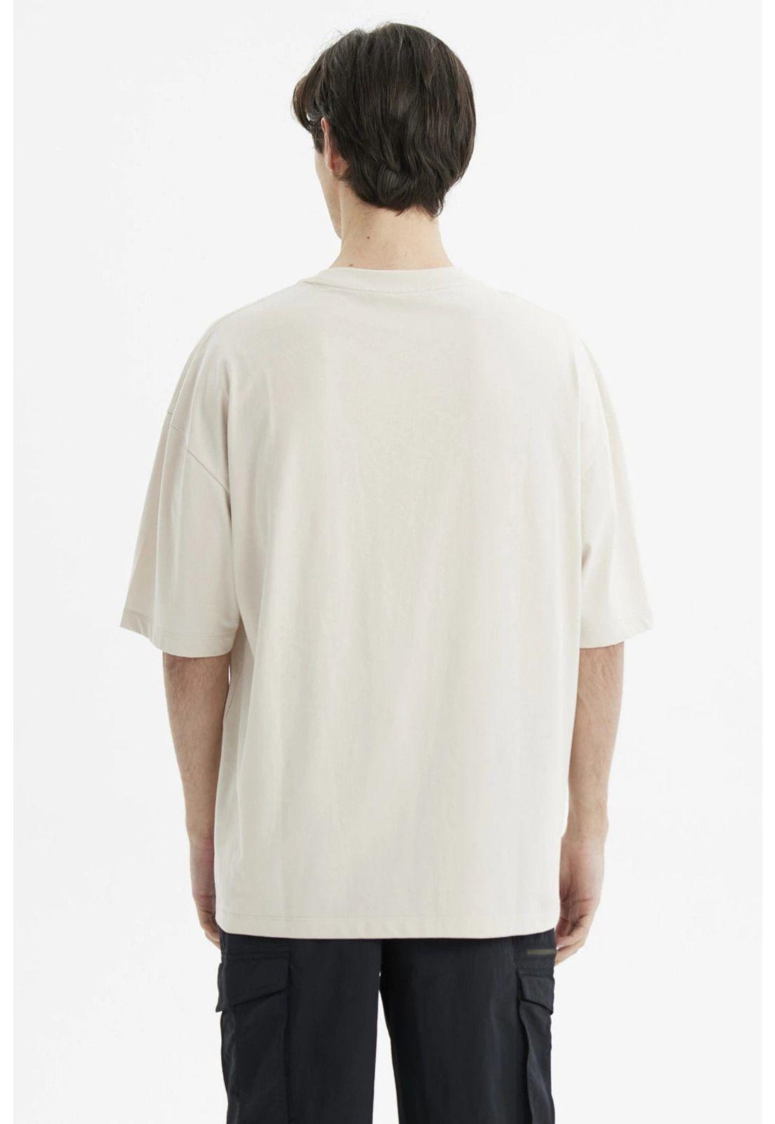 Polera Hombre Oversize Beige - lV-2