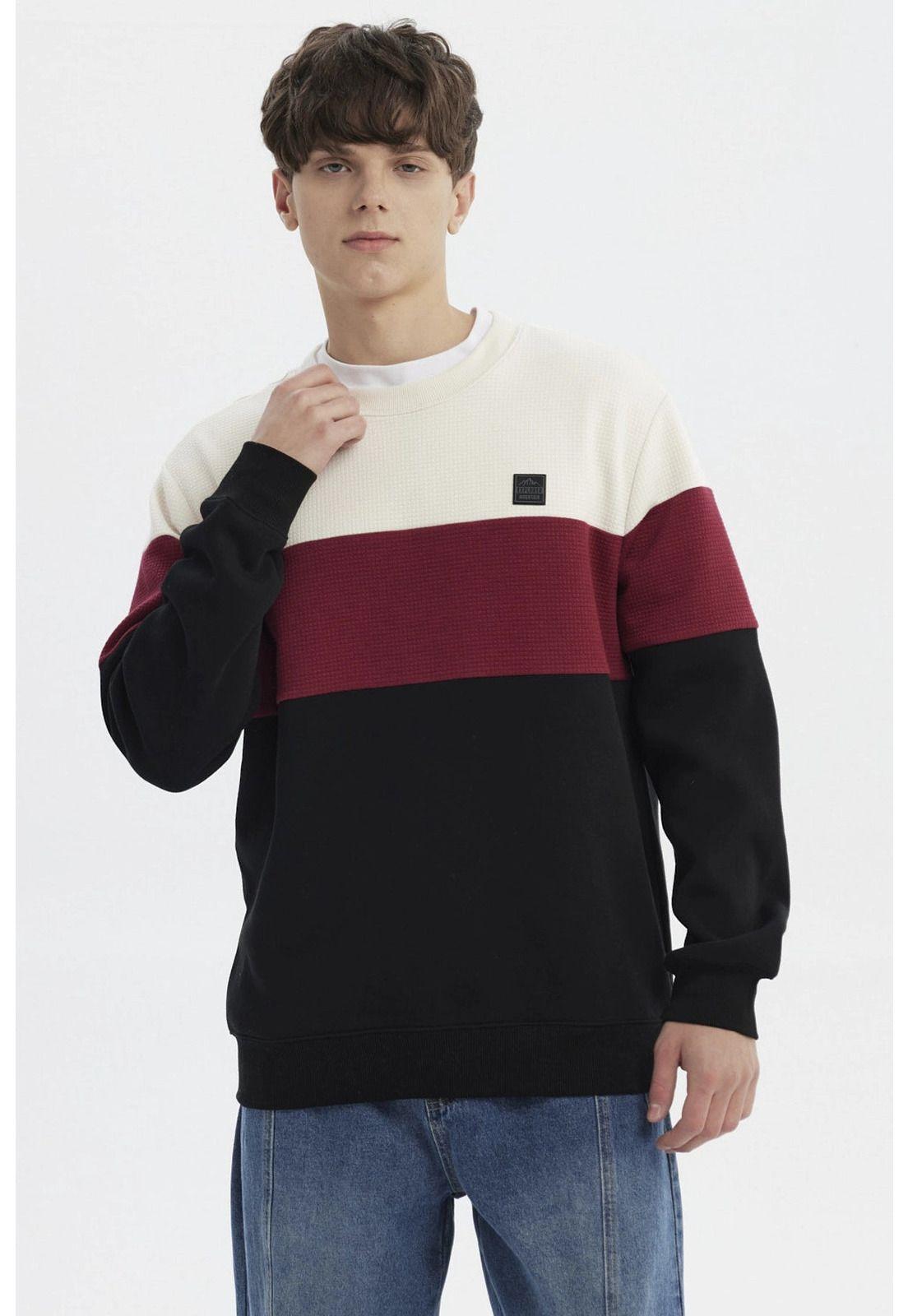 Polerón Hombre Slim Burdeo - ll-0