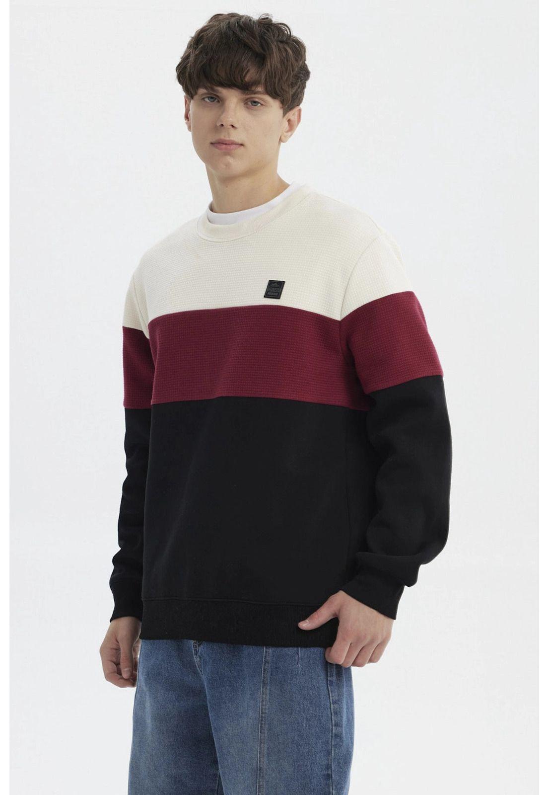 Polerón Hombre Slim Burdeo - ll-1