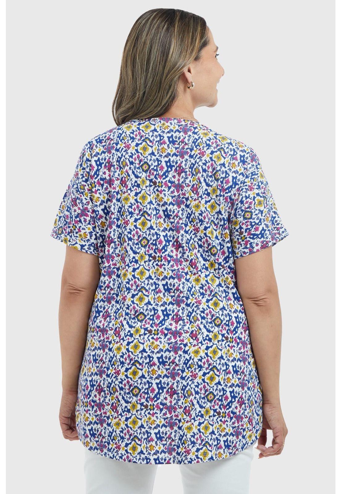 Polera Mujer Print Morado-2