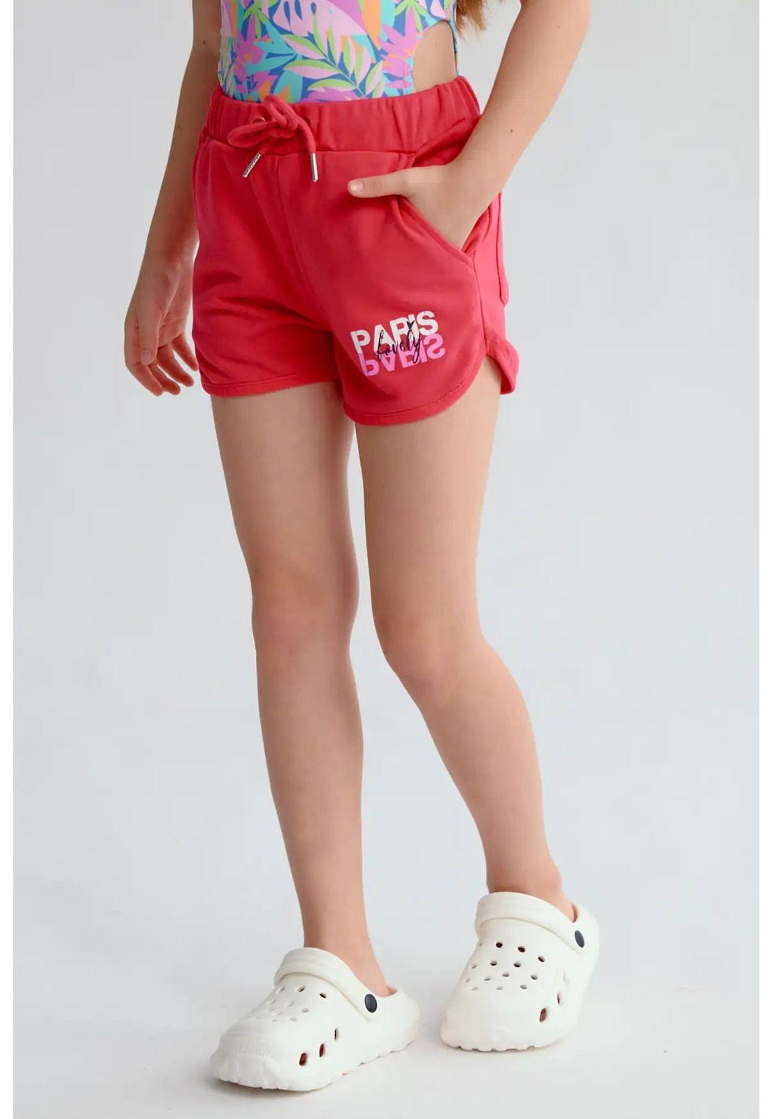 Short Niña Mini Print Fucsia- ll-1