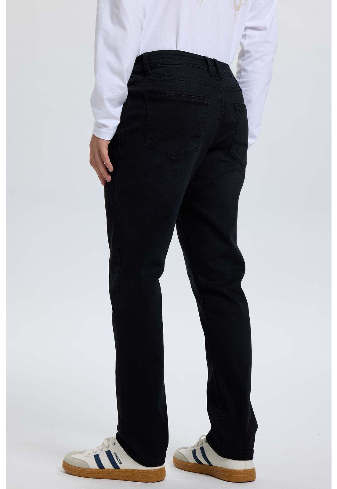 Jeans Hombre 703 Slim Negro-2