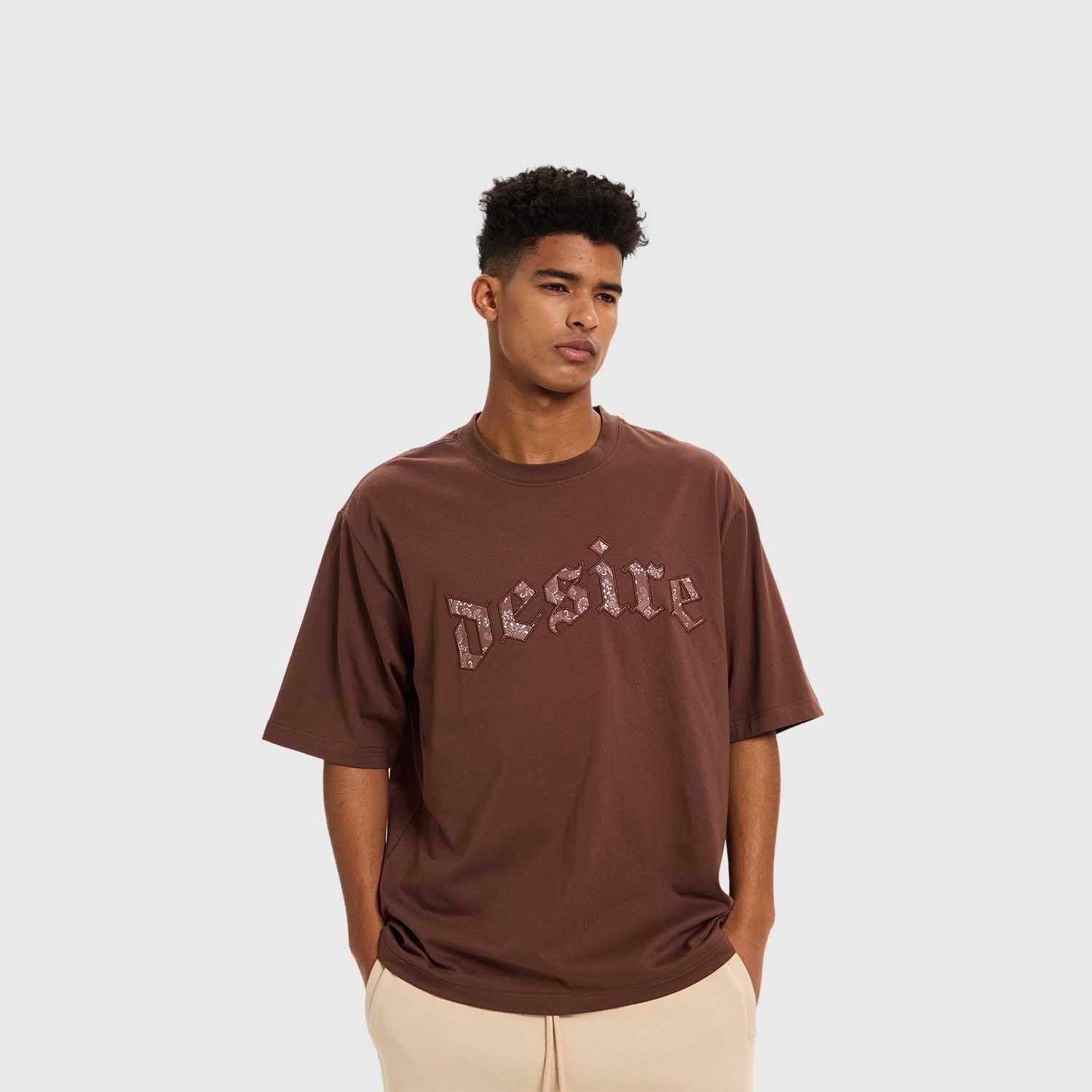 Polera Hombre Bordado Chocolate Fashion's Park-1