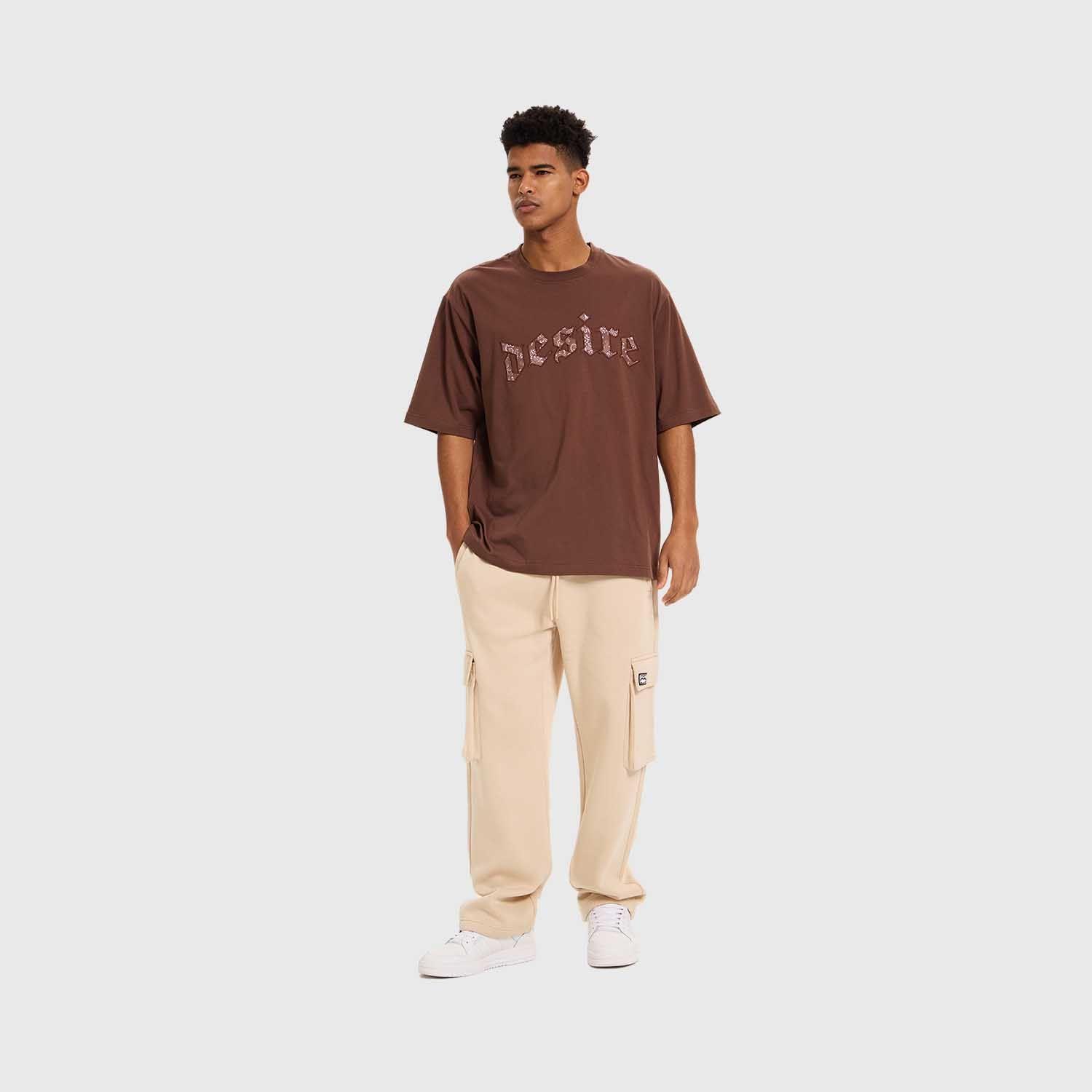 Polera Hombre Bordado Chocolate Fashion's Park-3