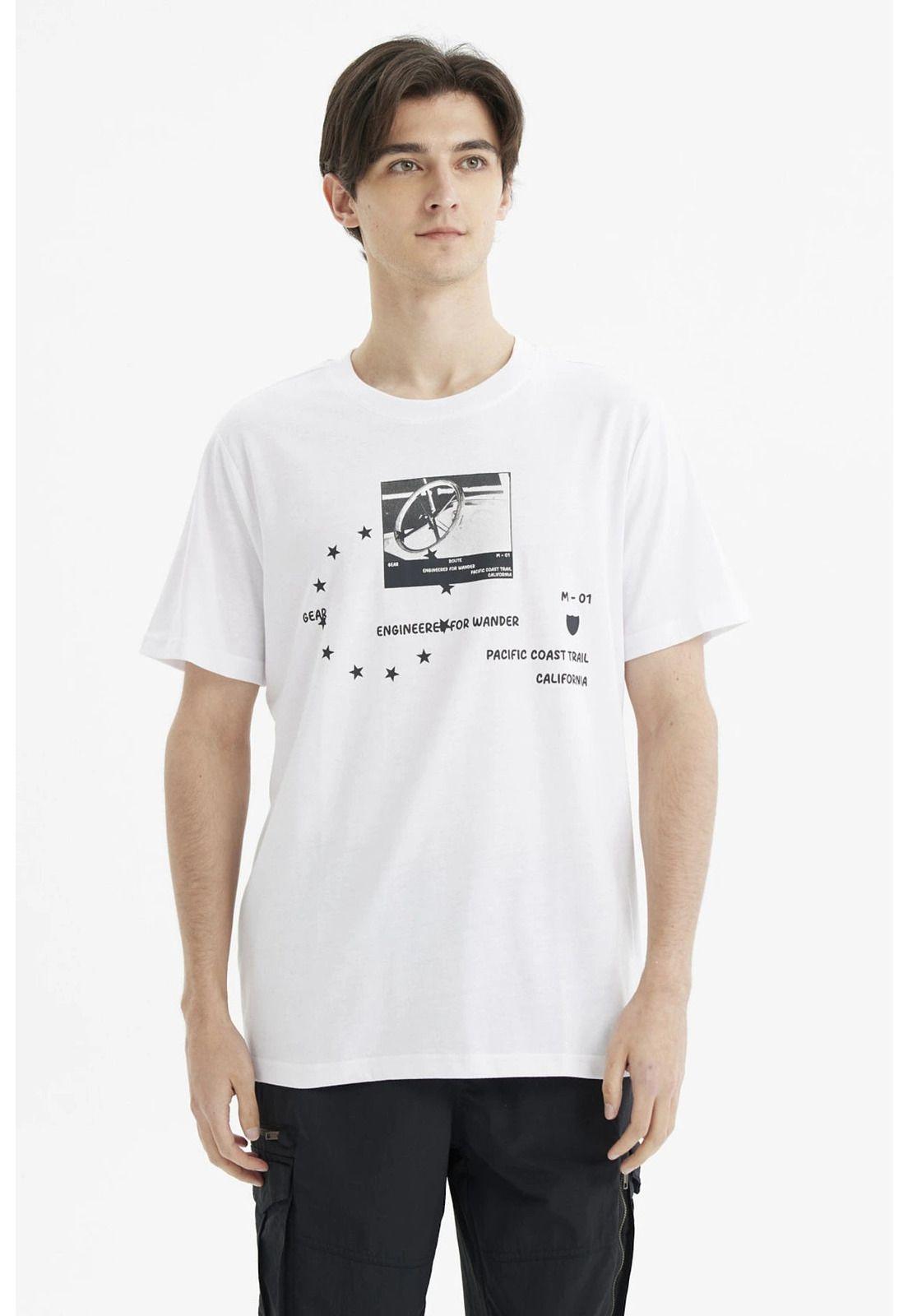 Polera Hombre Oversize Blanco- lll-0