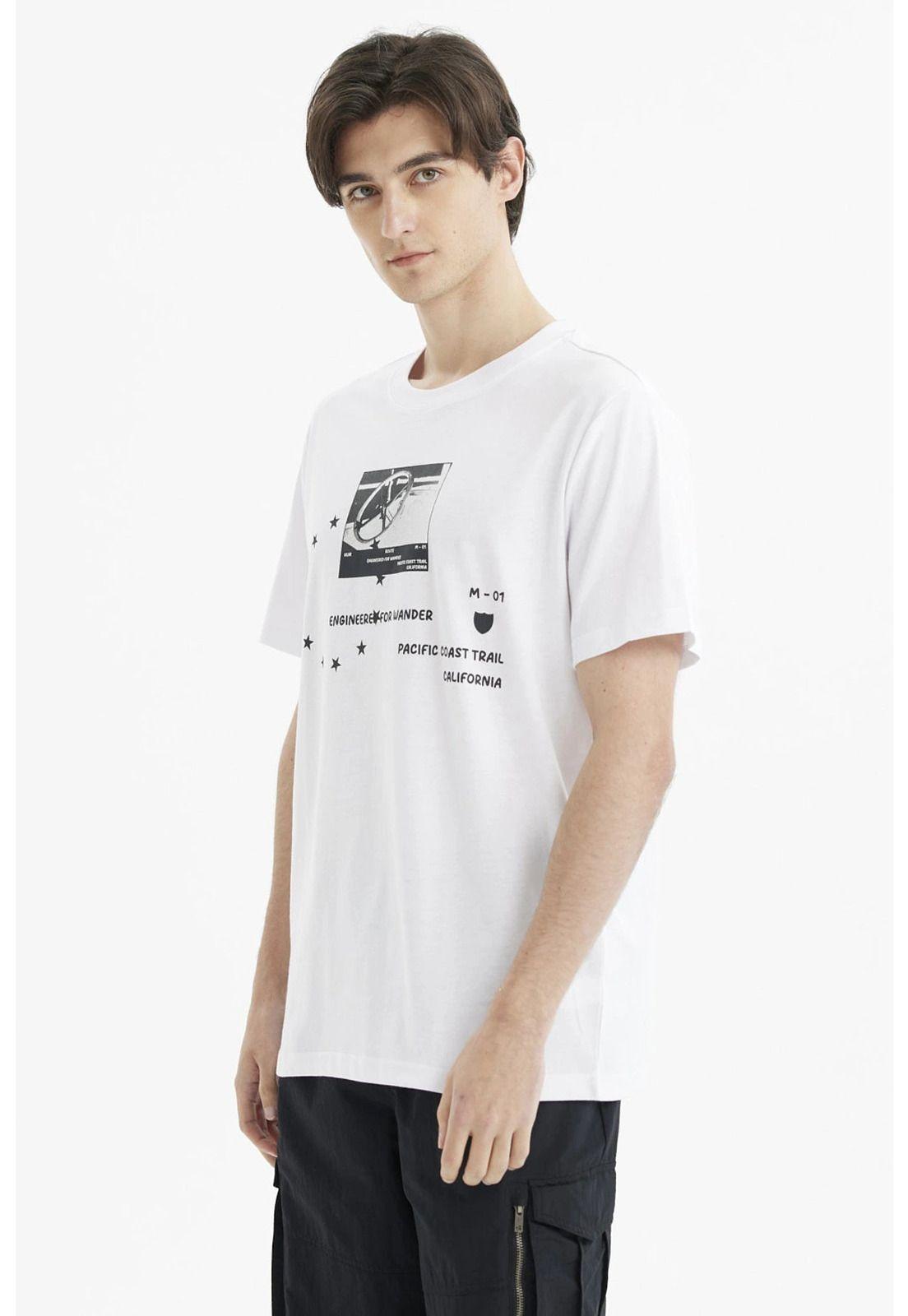 Polera Hombre Oversize Blanco- lll-1