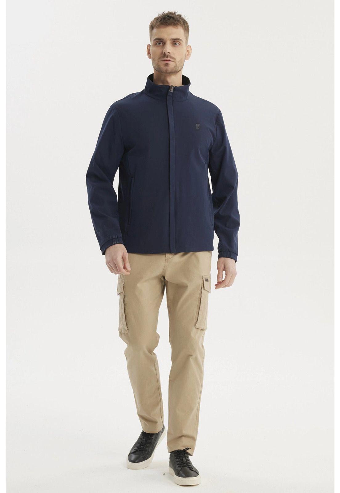 Chaqueta Hombre Slim Azul Marino-3