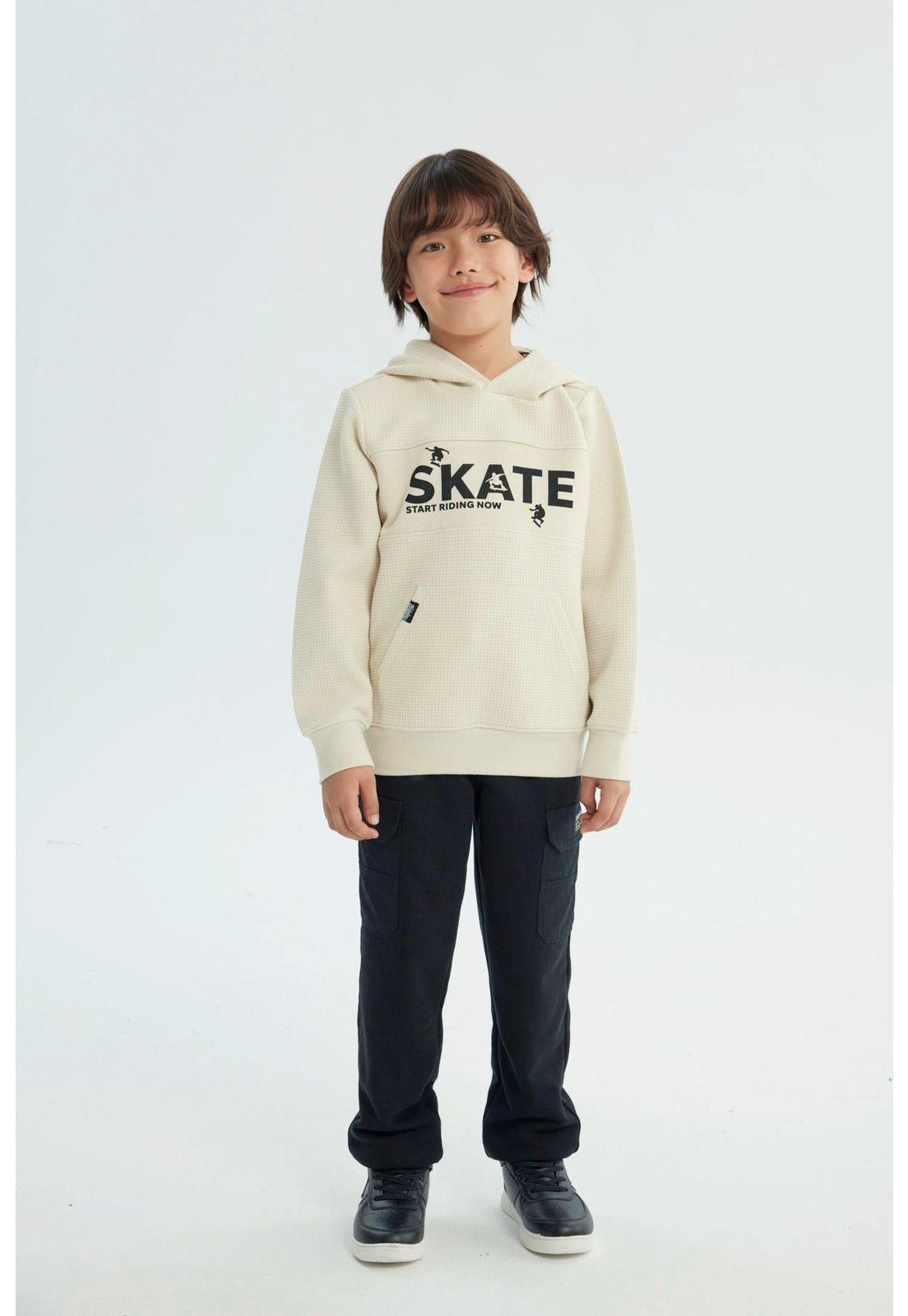 Polerón Niño Regular Beige-3