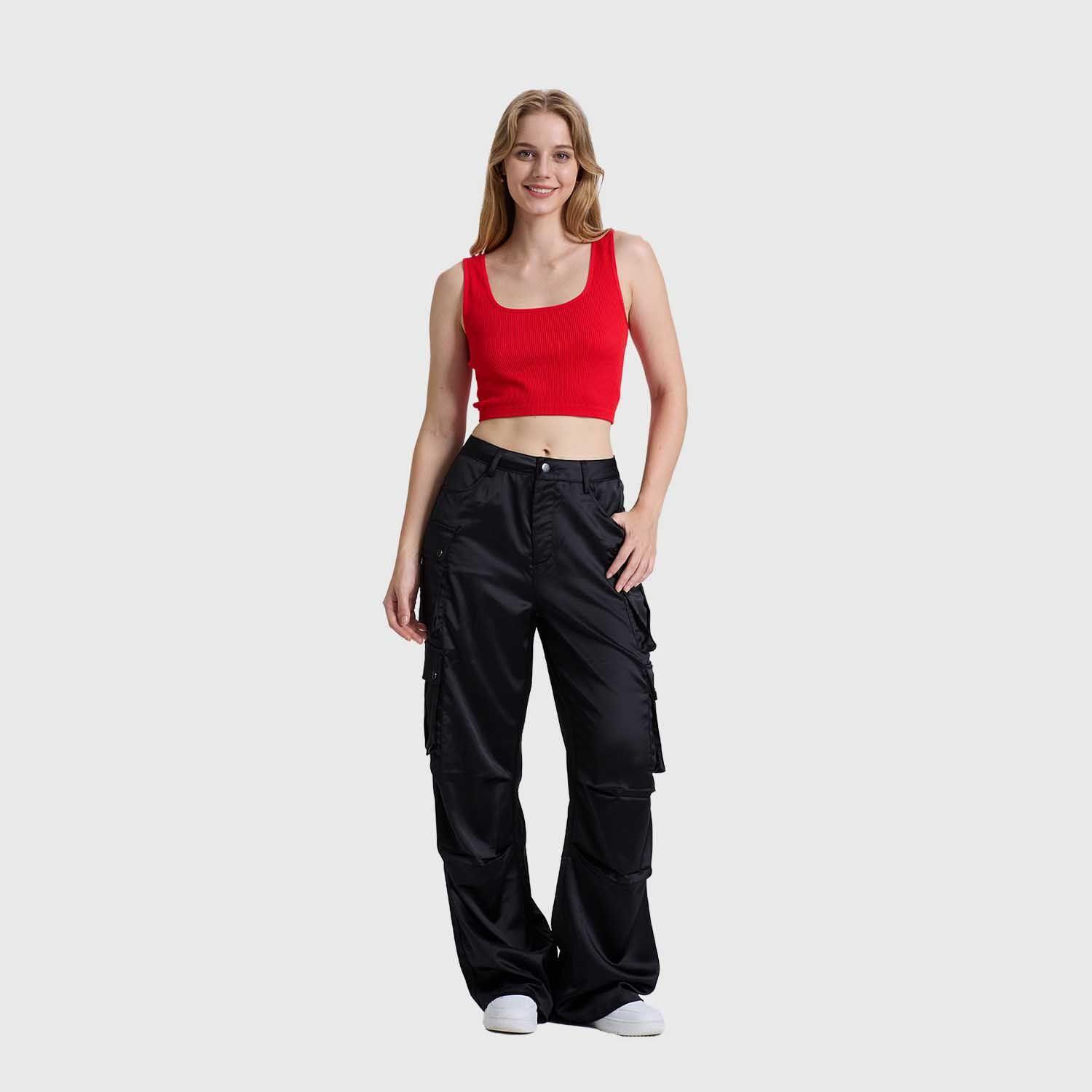 Polera Mujer Seamless Rojo Fashion's Park-3