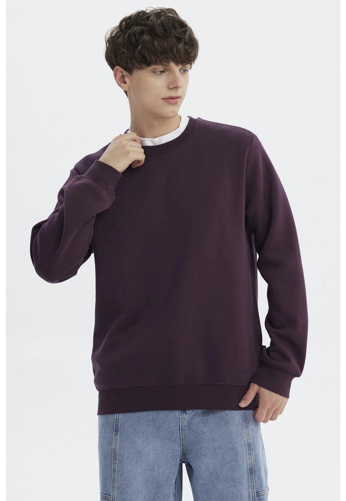 Polerón Hombre Básico Morado-0