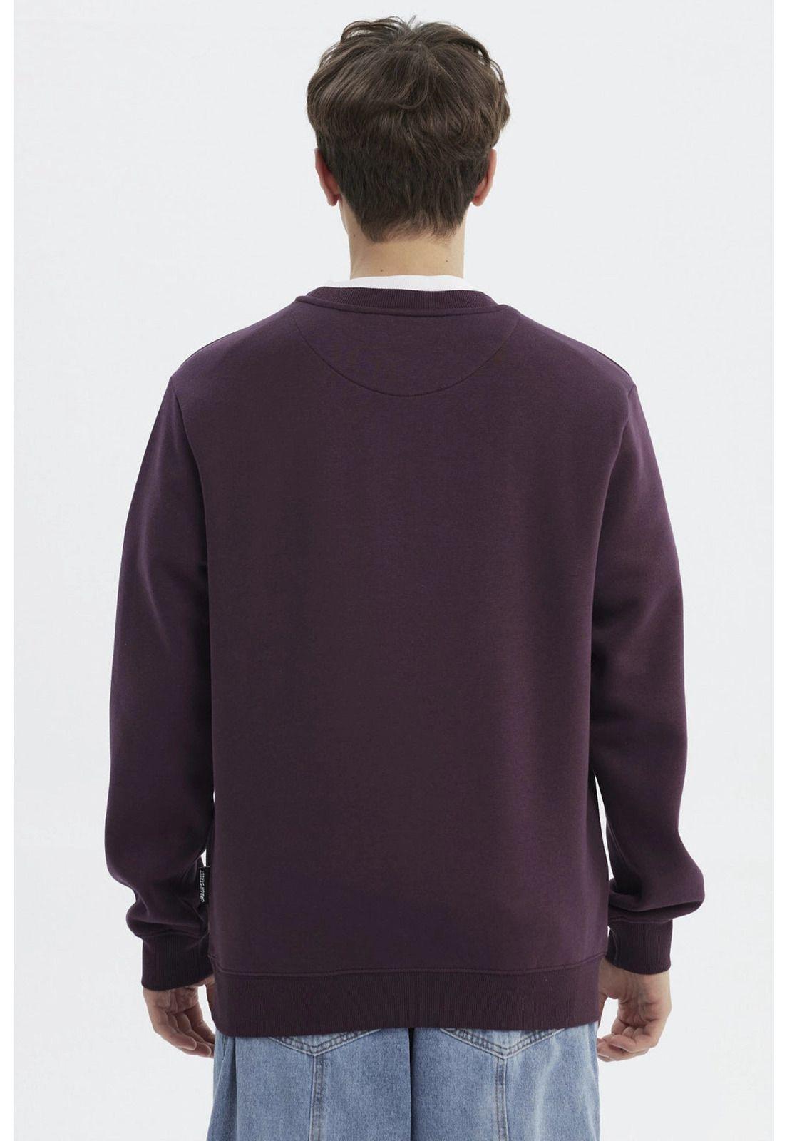 Polerón Hombre Básico Morado-2
