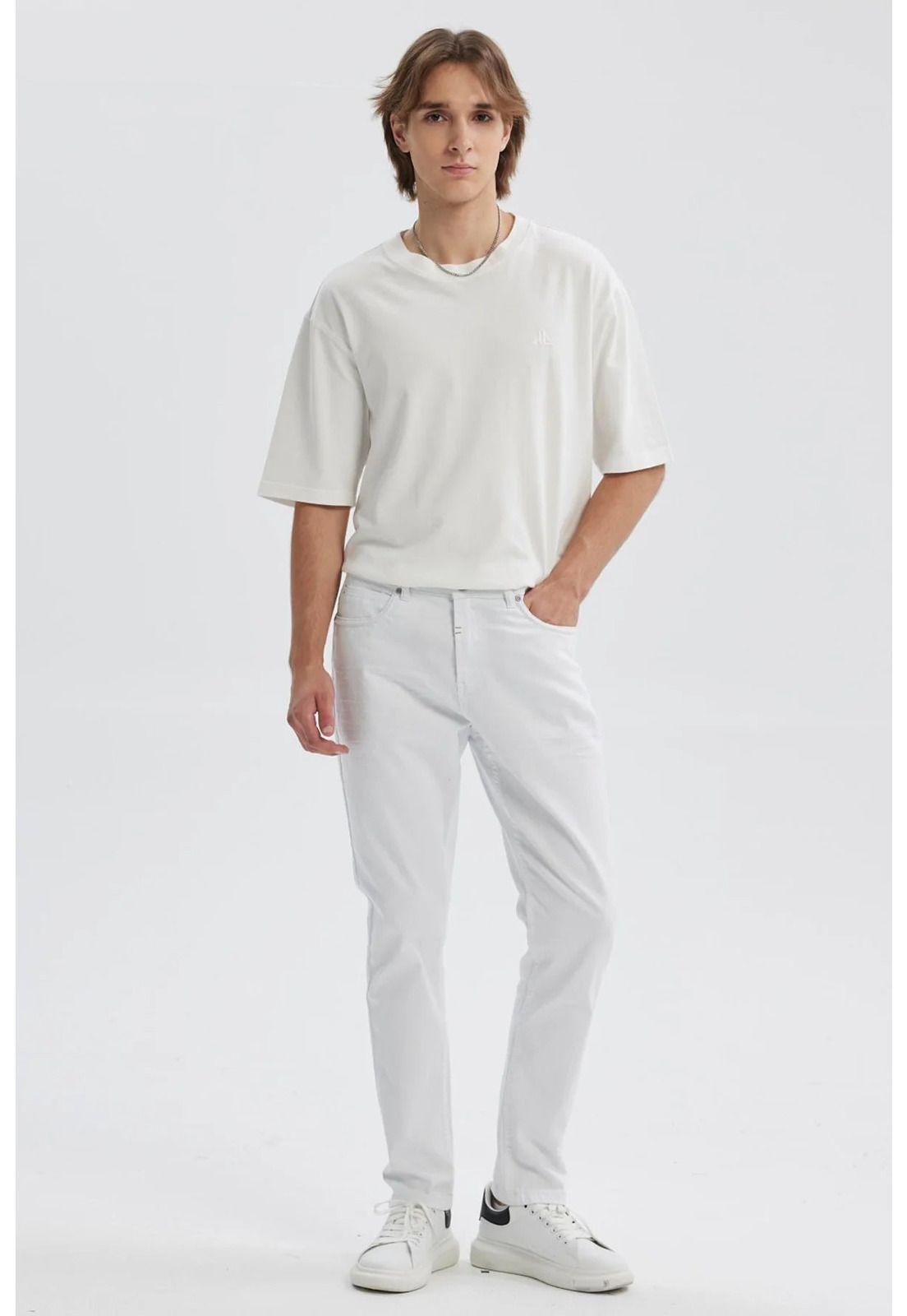 Jeans Hombre Skinny 101 Blanco-3