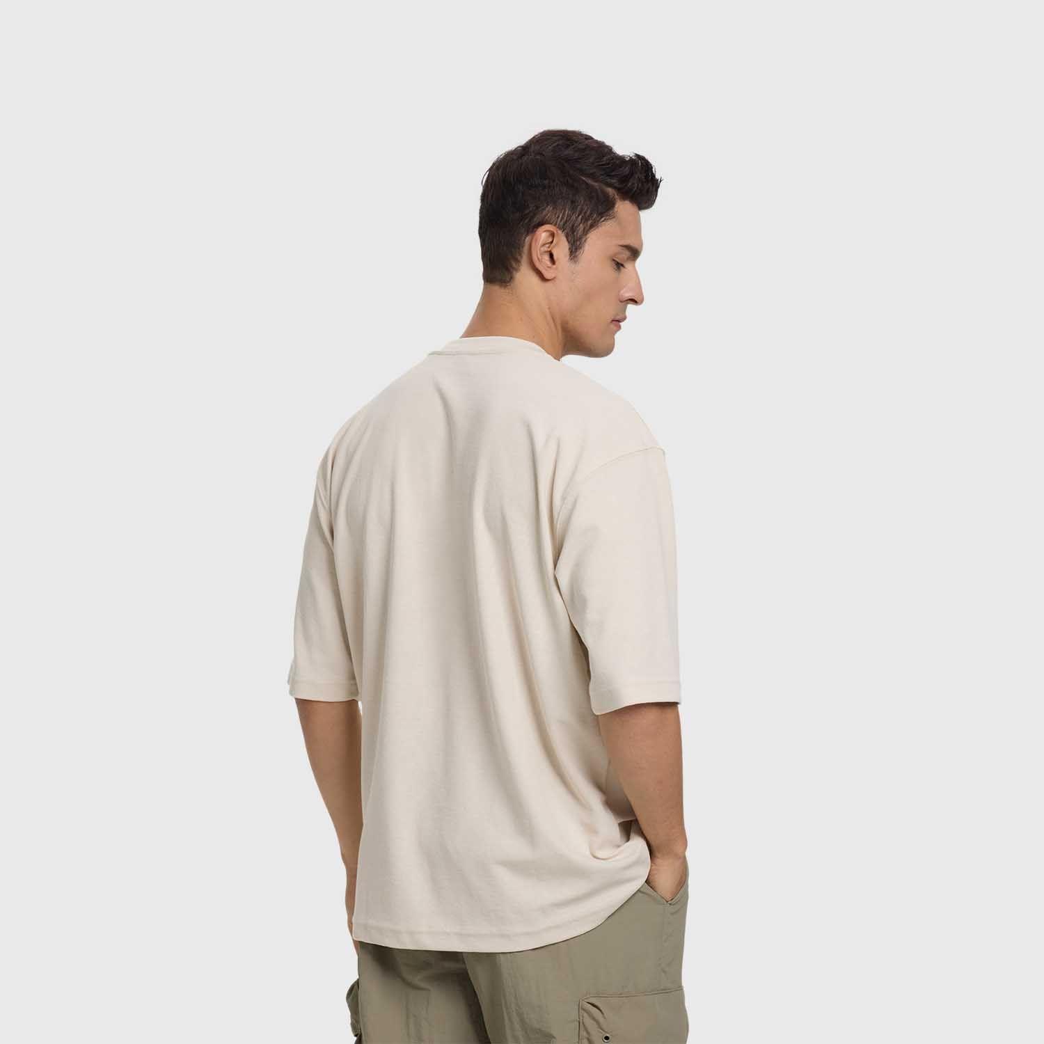 Polera Hombre Estampada Beige Fashion's Park-2