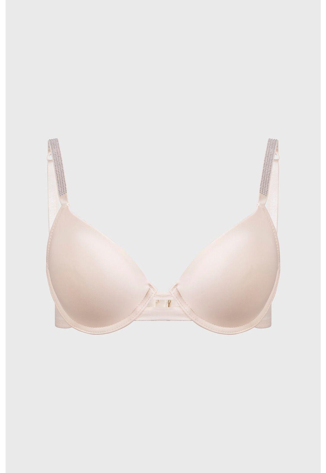 Sostén Mujer Copa Soft Con Tirante Crudo-0