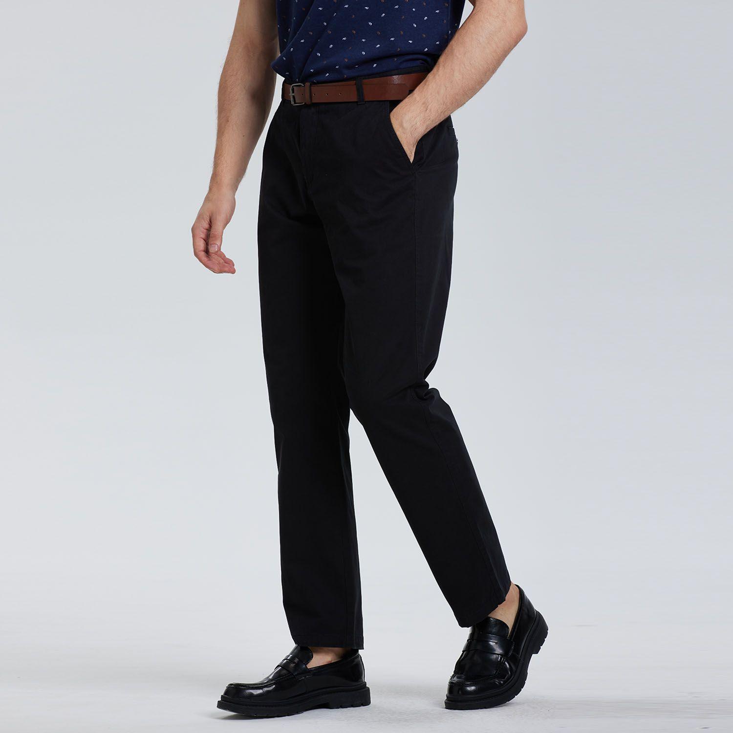 Pantalón Hombre Chino Cinturón Negro Fashion´s Park-1