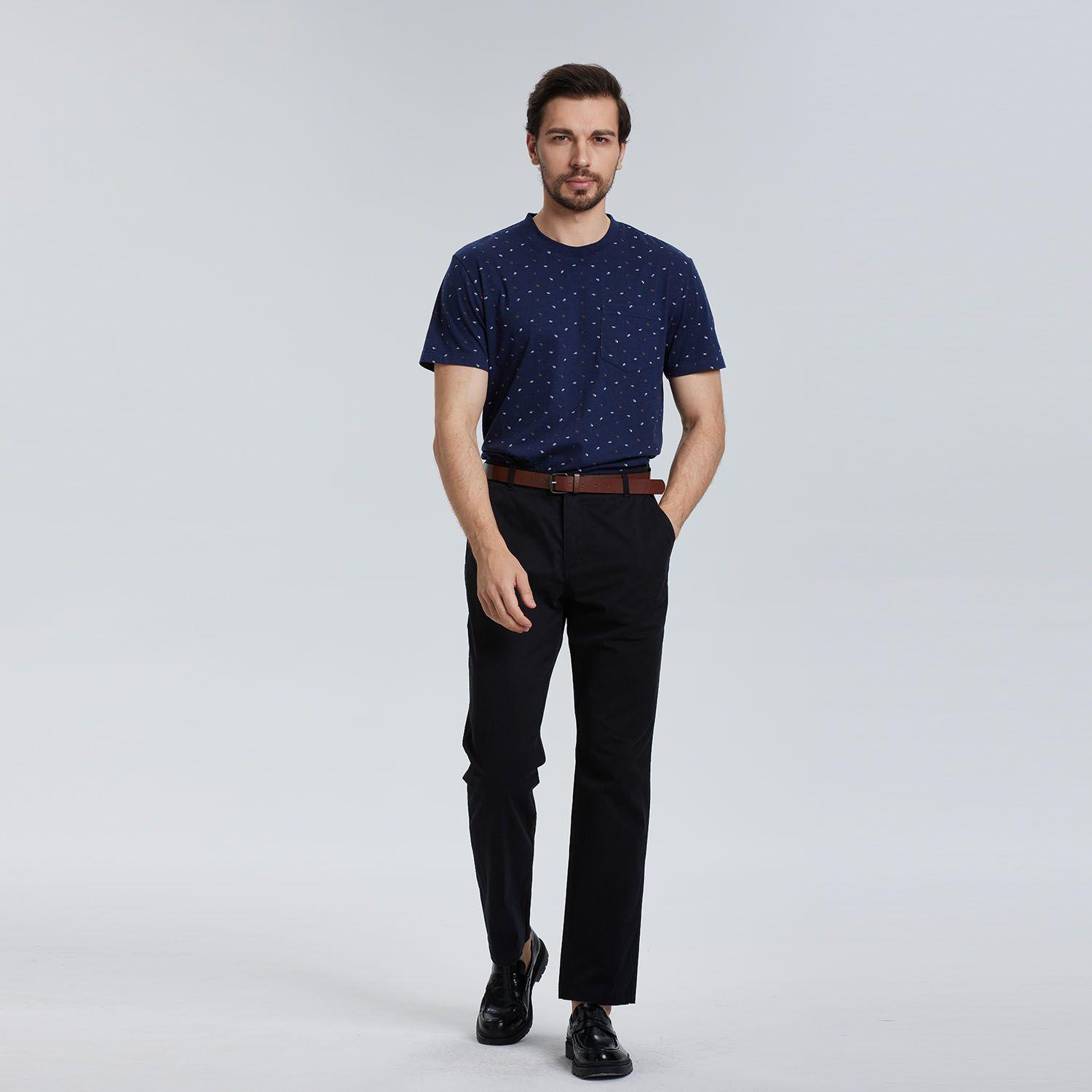 Pantalón Hombre Chino Cinturón Negro Fashion´s Park-3