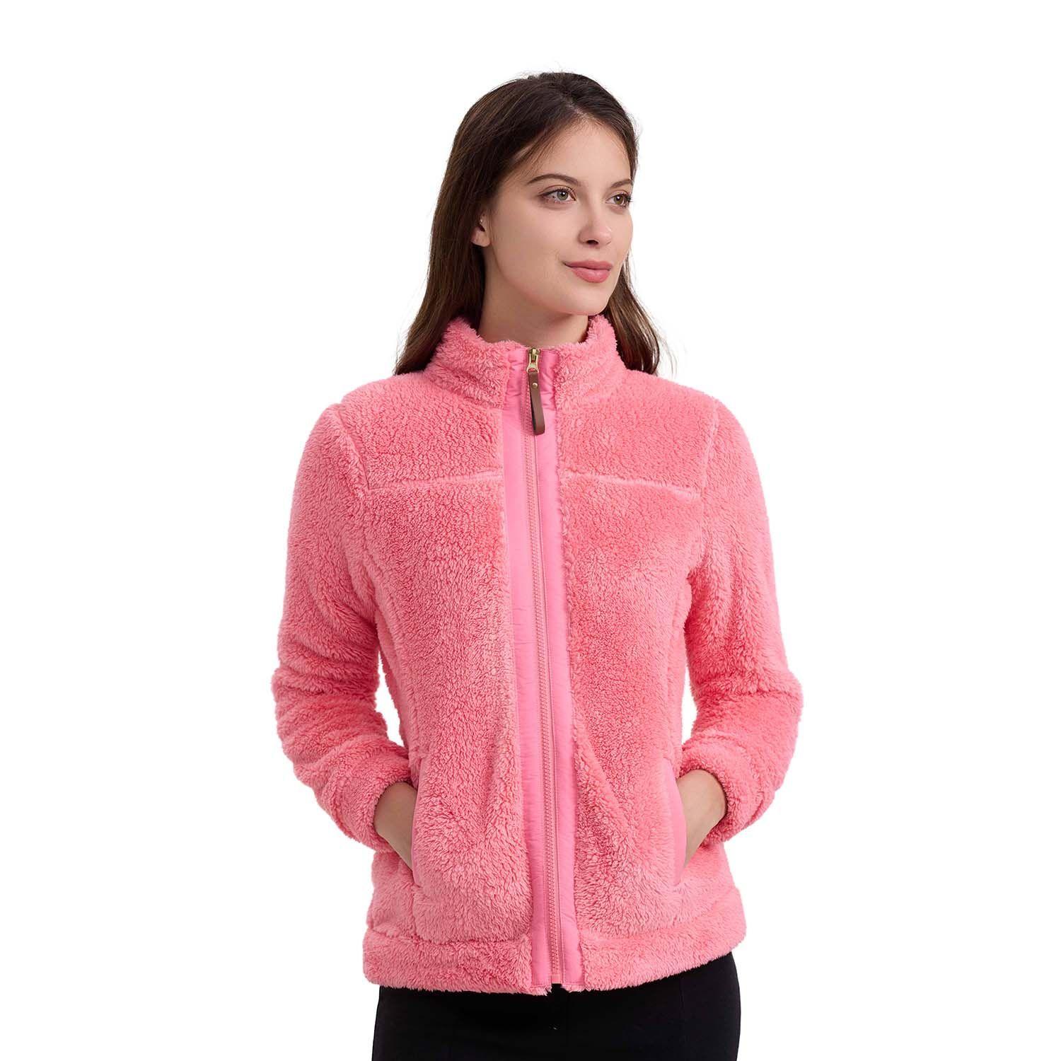 Polar Mujer Full Zipper Coral Claro-0