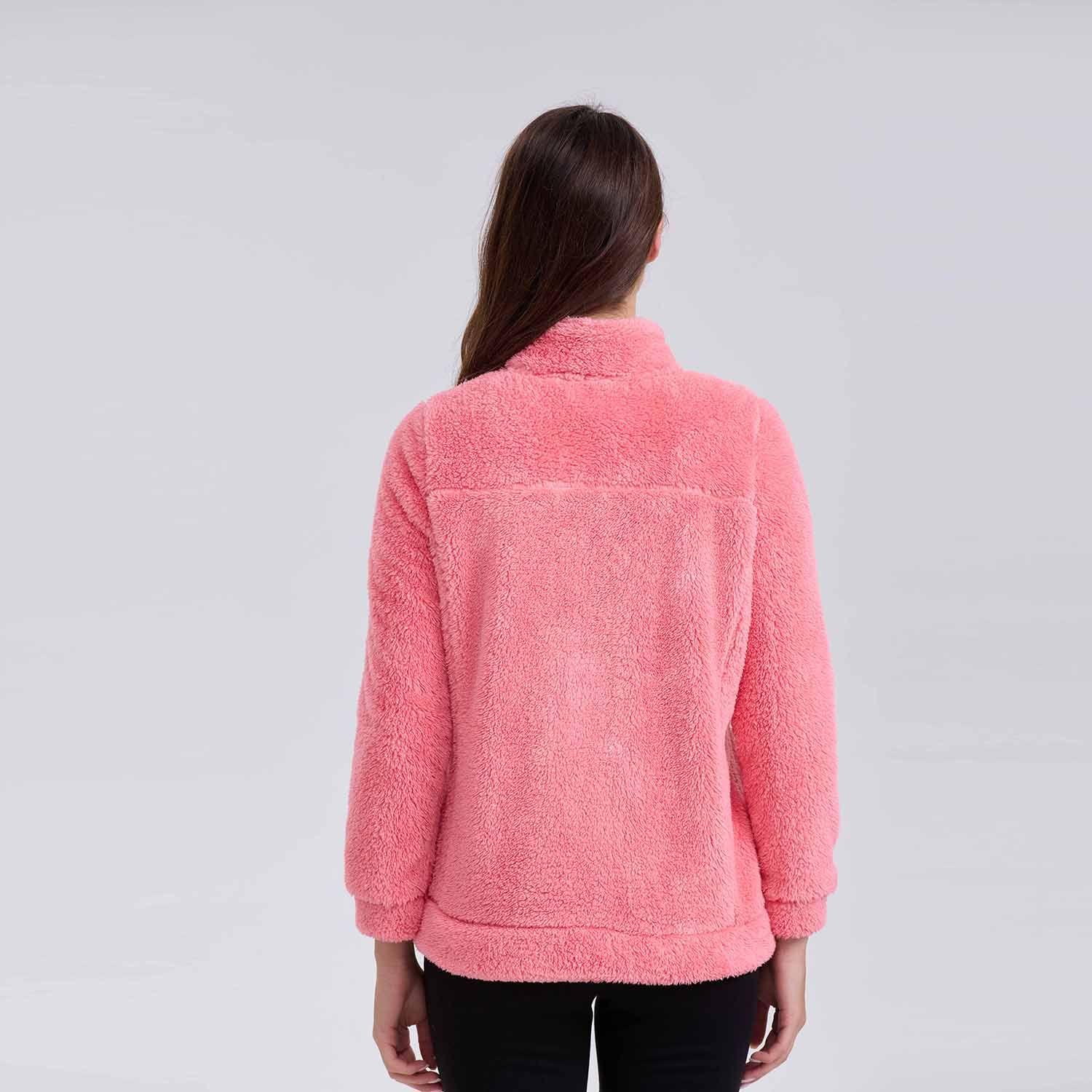 Polar Mujer Full Zipper Coral Claro-2