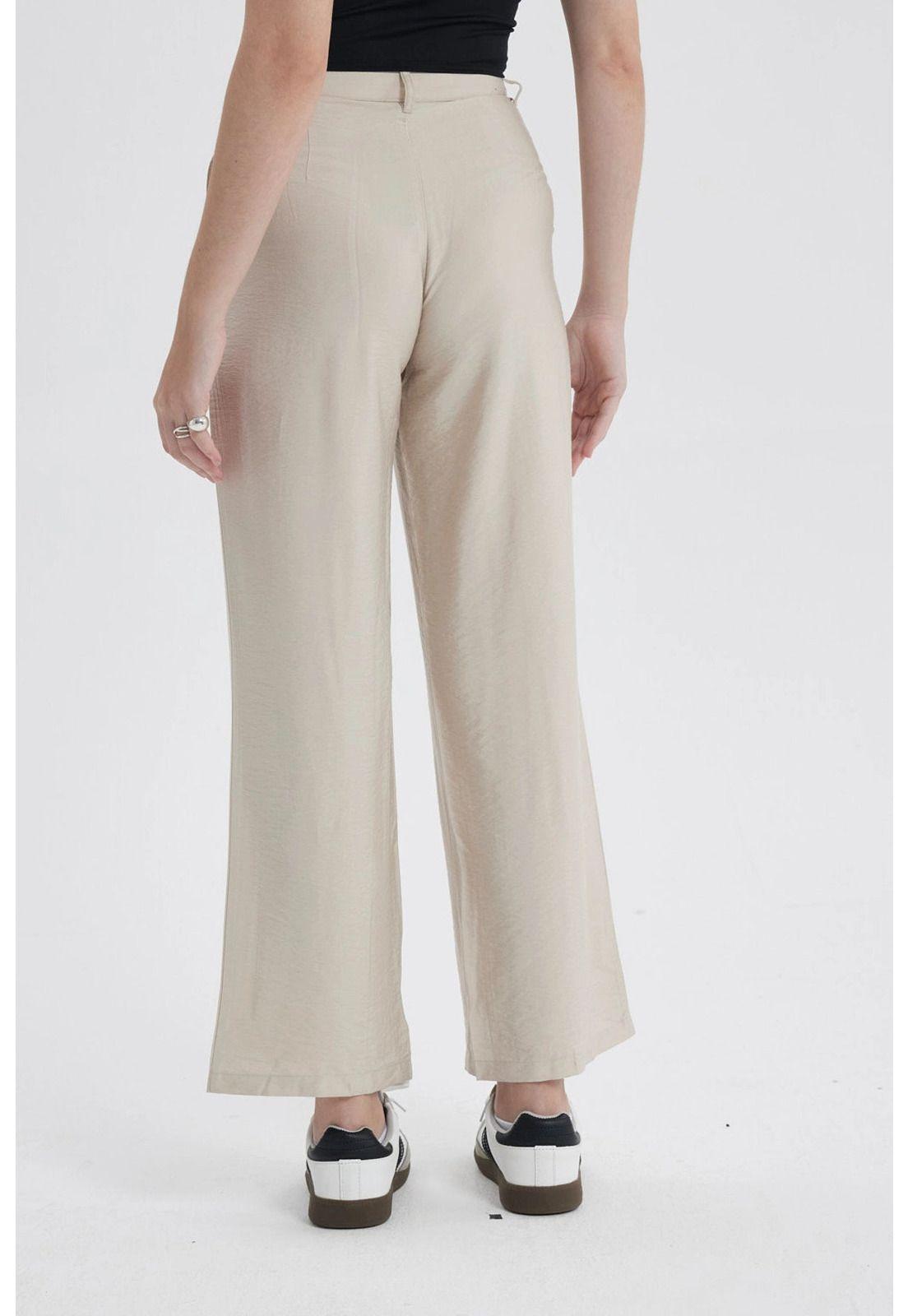 Pantalón Mujer Sastrero Beige - ll-2