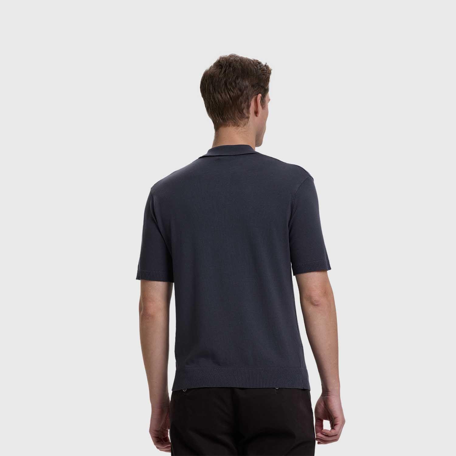 Polera Hombre Textura Linea Marengo Fashion's Park-2