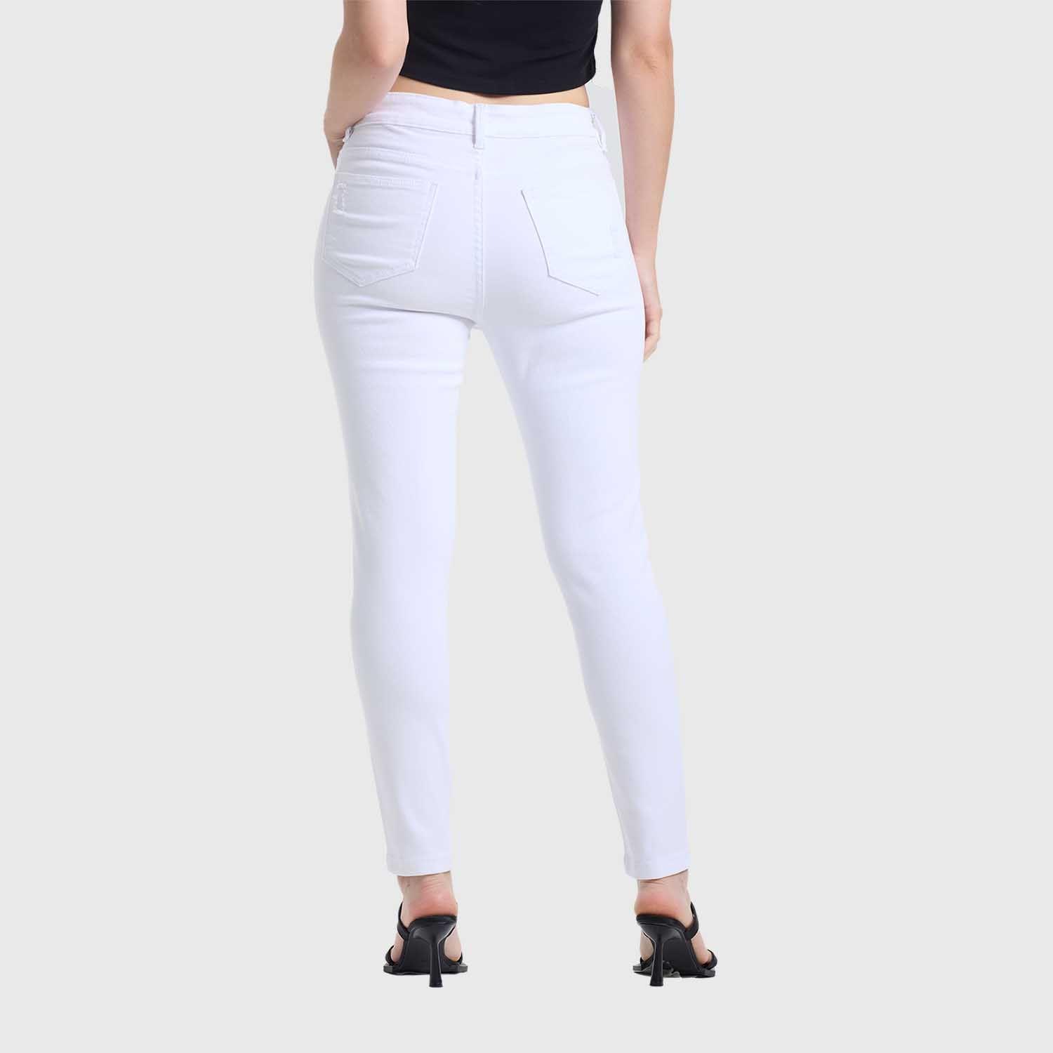 Jeans Mujer Super Skinny Lia Lavado Blanco Fashion's Park-2