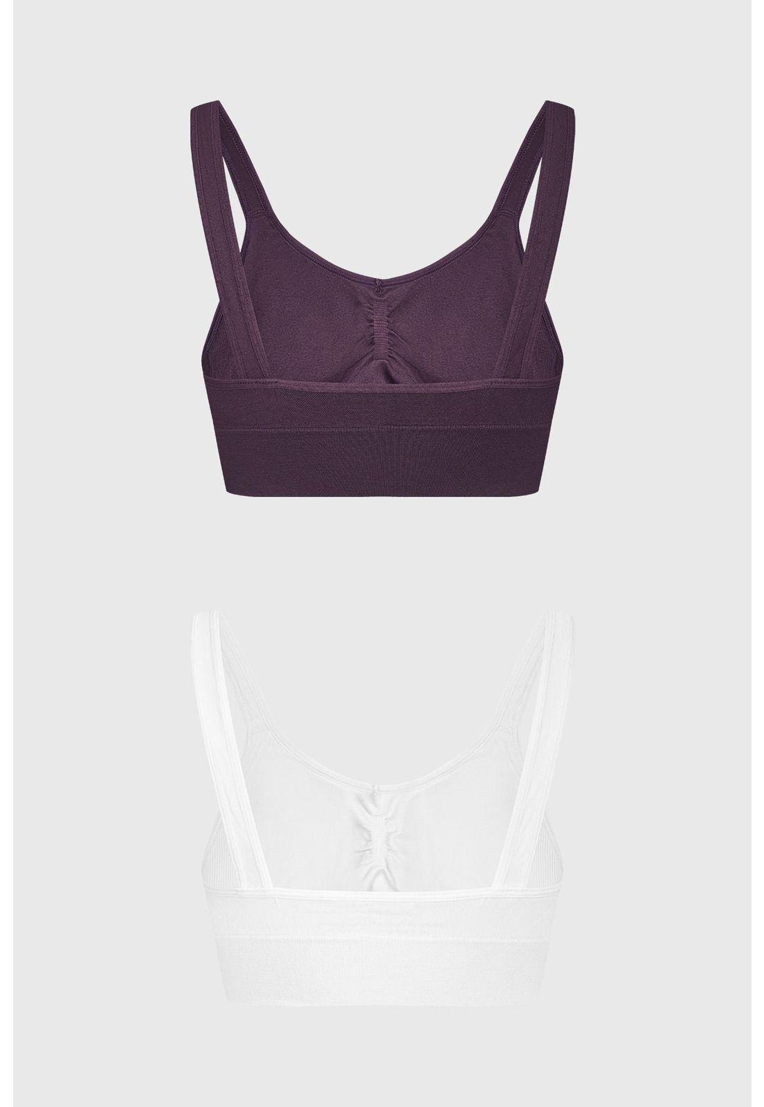 Sostén Mujer Tipo Peto Blanco-1