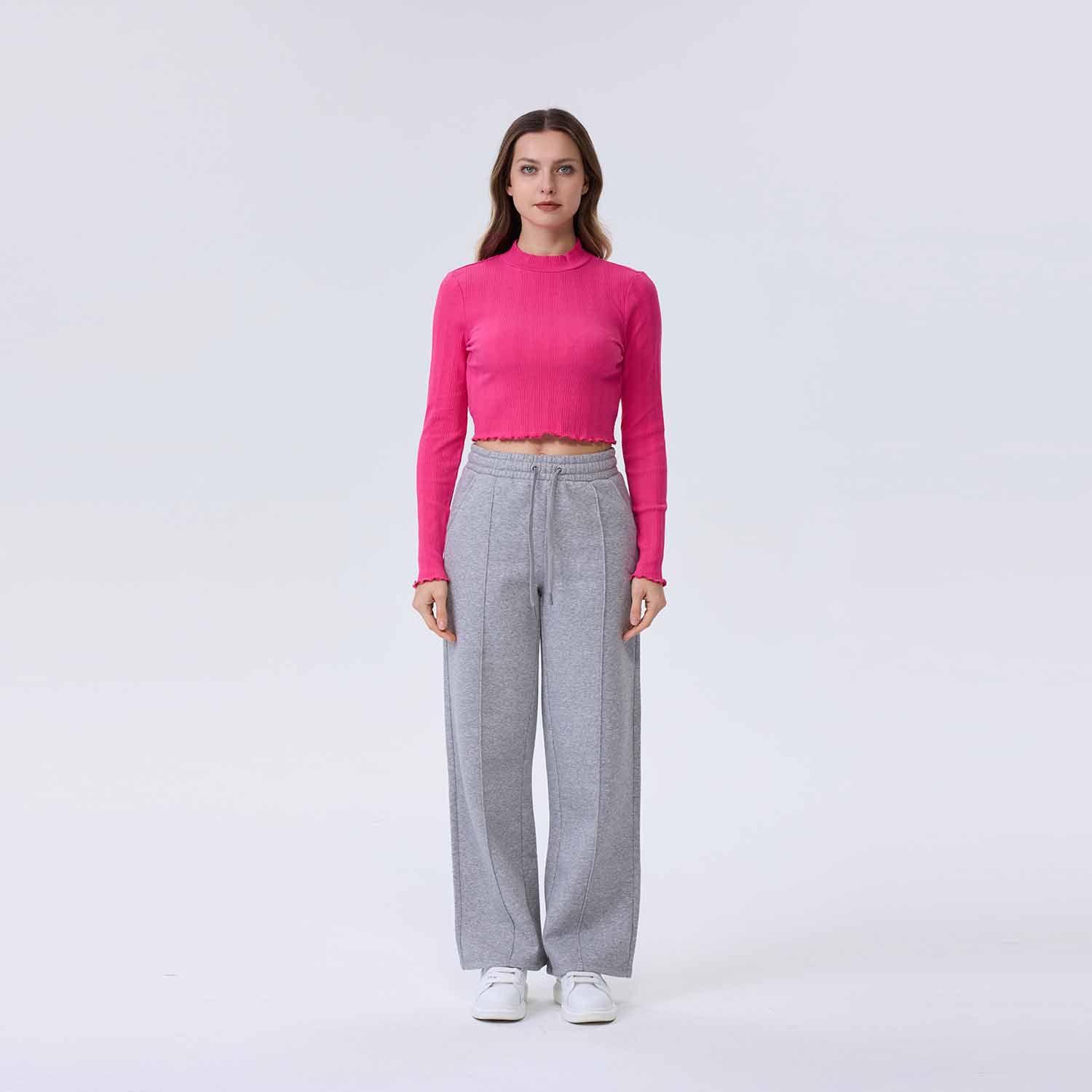 Polera Mujer Rib Rule Magenta-3