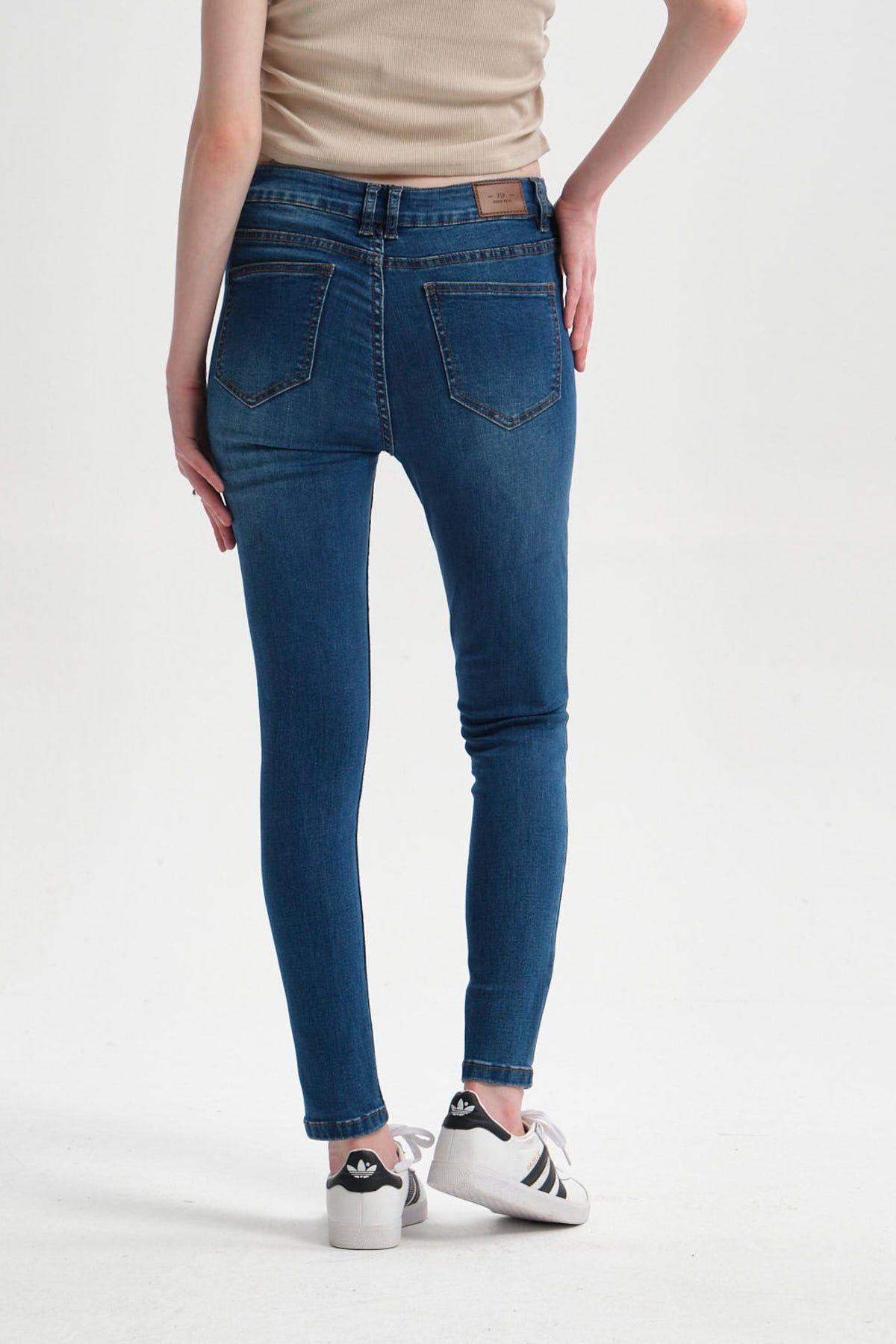Jeans Mujer Super Skinny Estela Azul-2