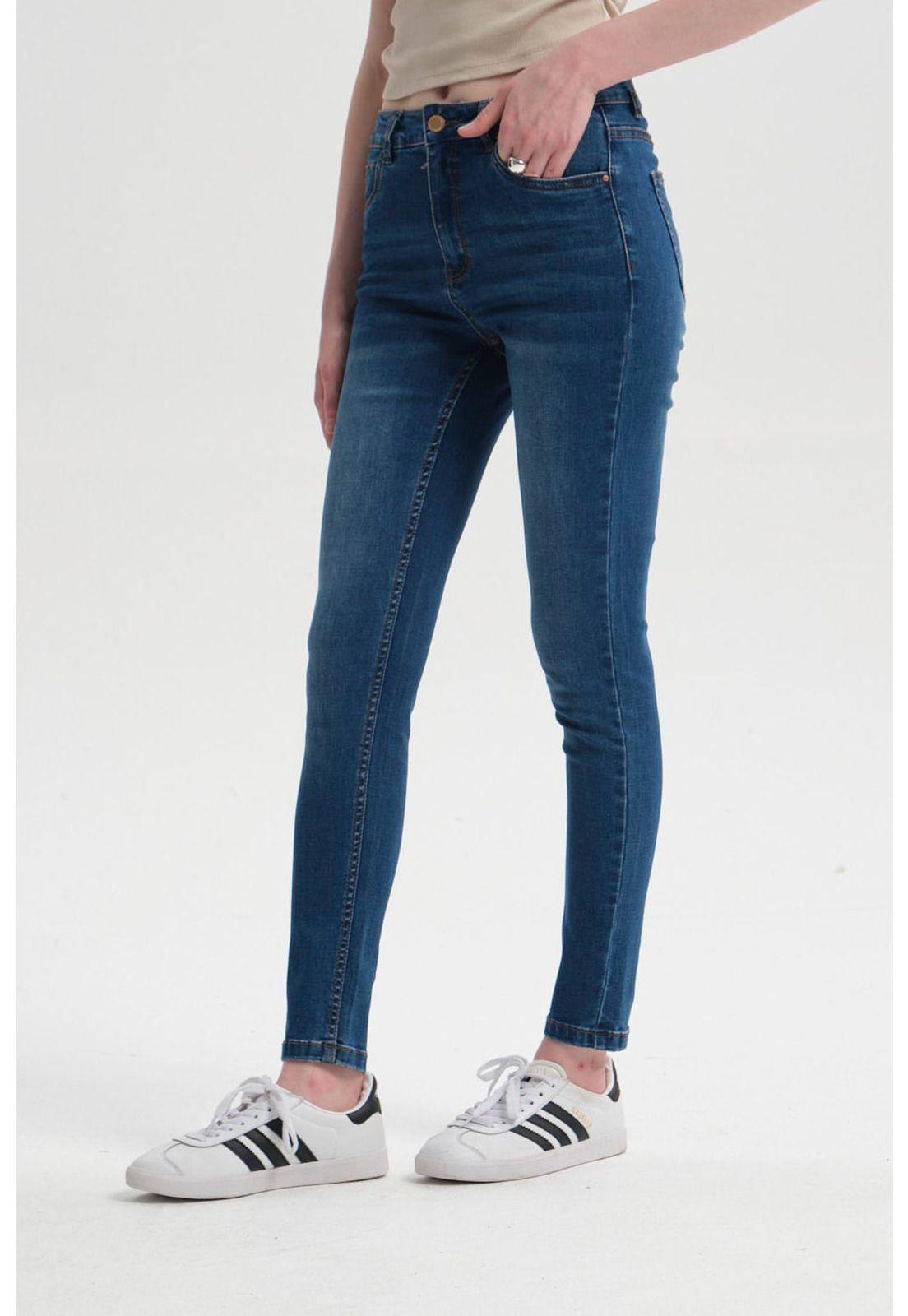 Jeans Mujer Super Skinny Estela Azul-1
