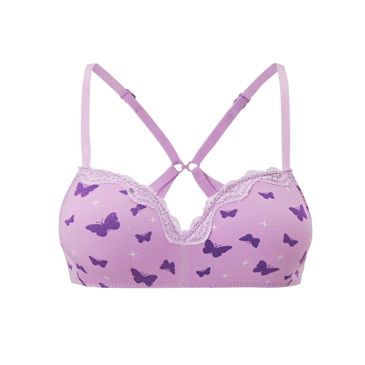 Sostén Mujer Teens Peto Broche Lila Fashion's Park-0